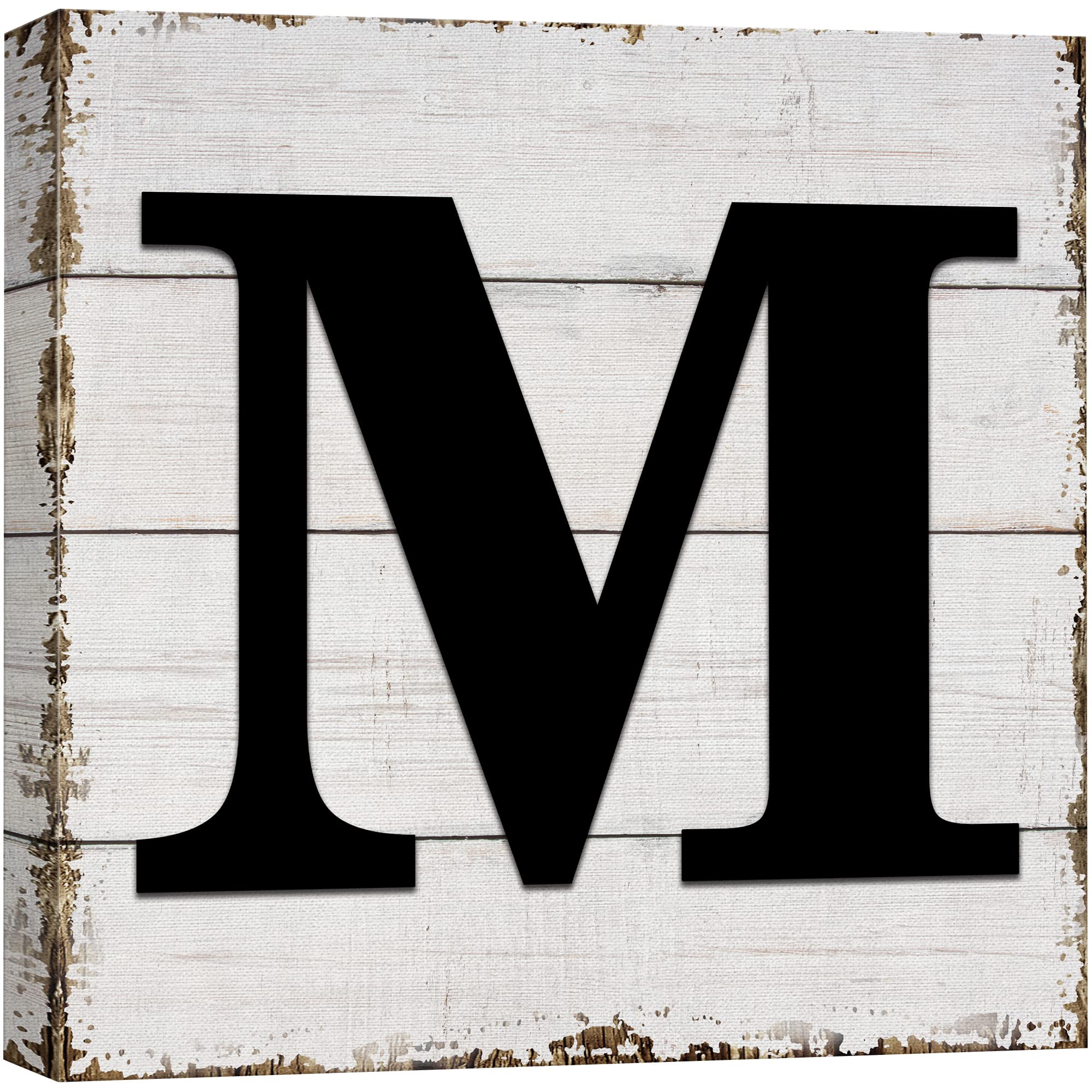 Wall26 Canvas Wall Art English Letter Wood Background Home Wall Decorations For Bedroom Living Room Paintings Canvas Prints Fram