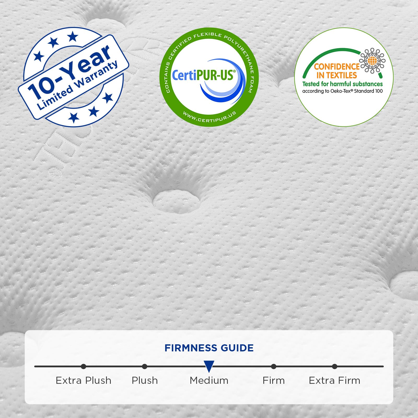 Mubulily Full Mattress,12 Inch Hybrid Mattress In A Box With Gel Memory Foam,Individually Wrapped Pocket Coils Innerspring For A