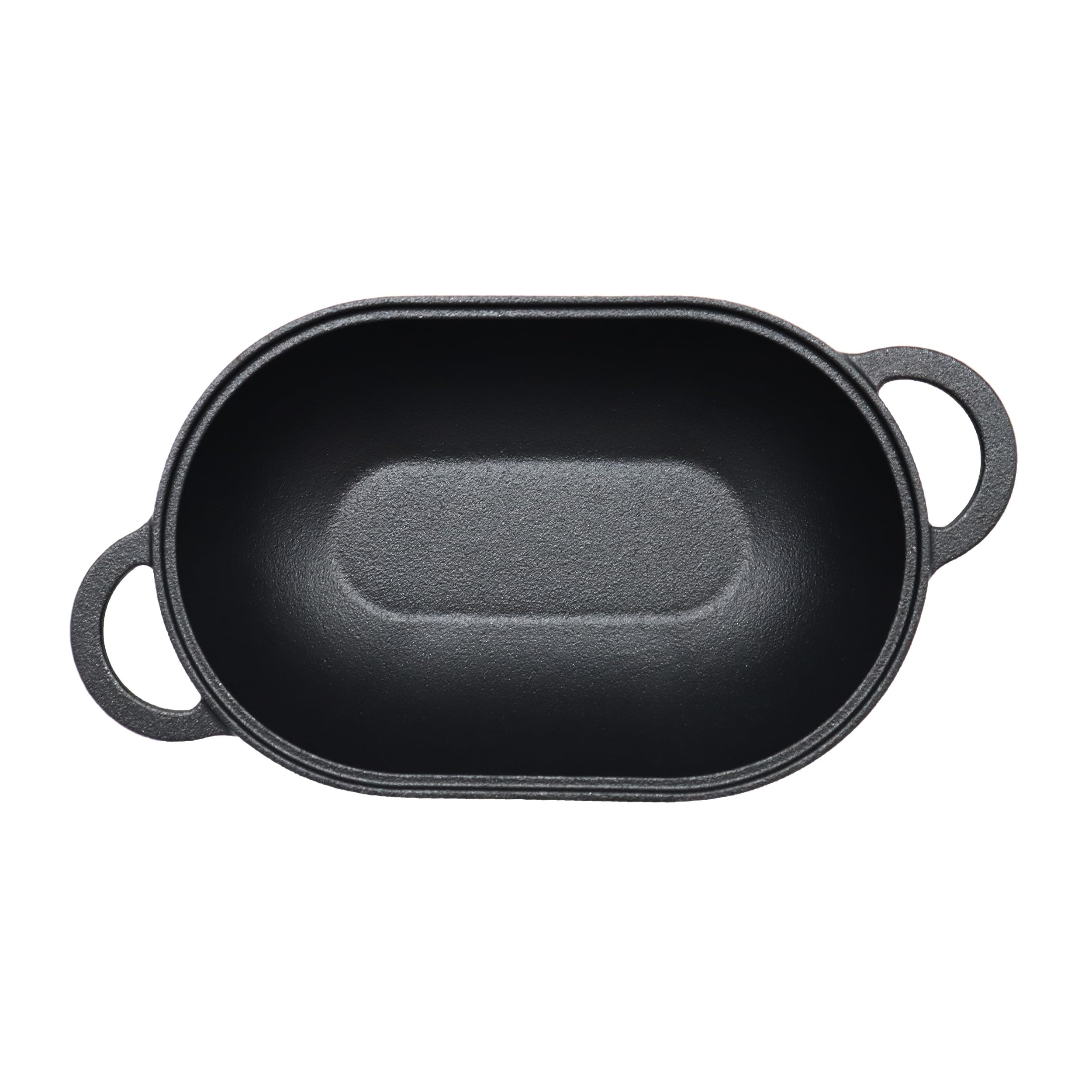 Crucible Cookware Cast Iron Bread Pan With Lid (Pre-Seasoned) With Loop Handles - Oven Safe Form For Baking And Cooking, Artisan