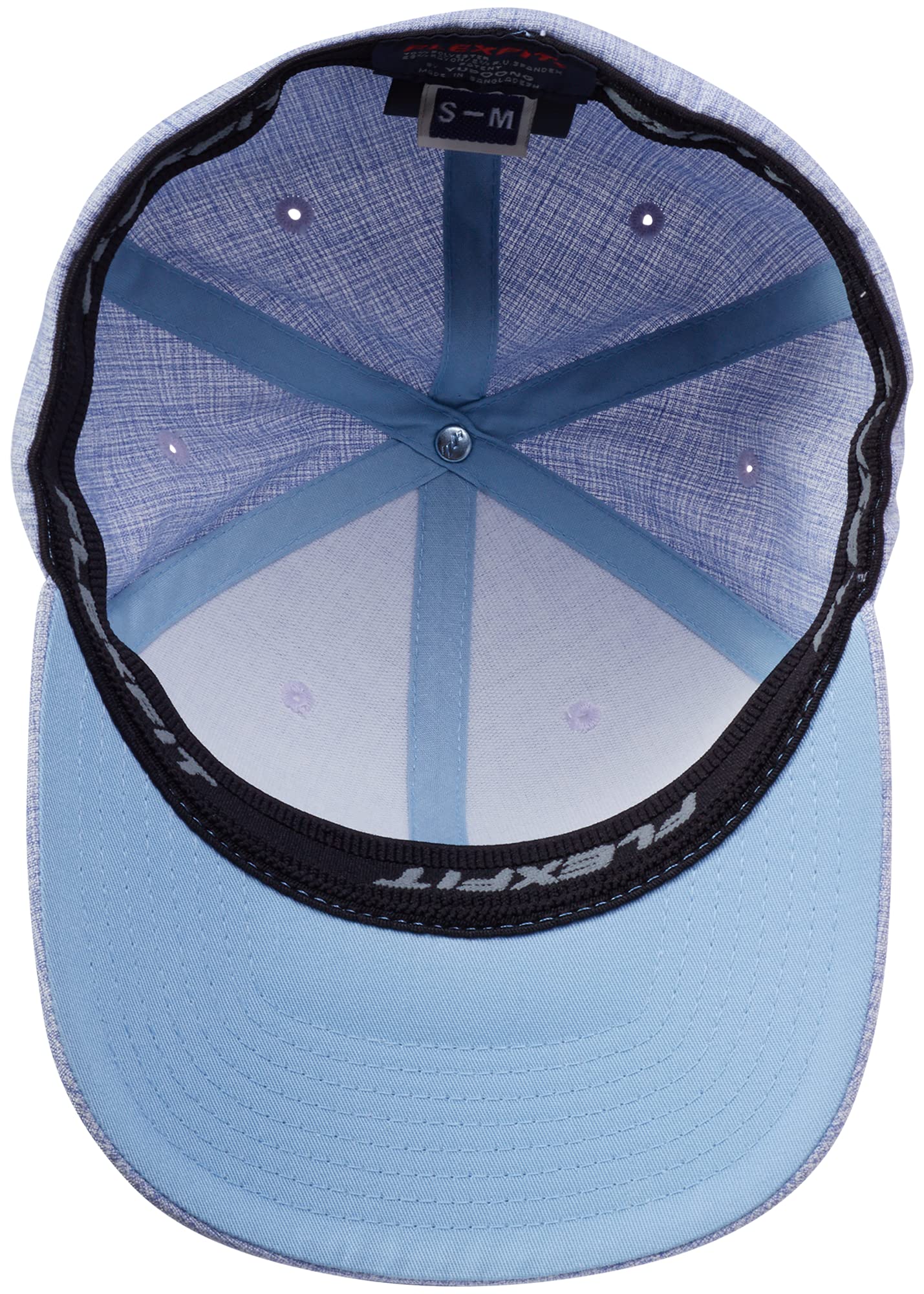 Hurley Mens Baseball Cap - Corp Stretch Fitted Hat, Size Small-Medium, Pacific Blue