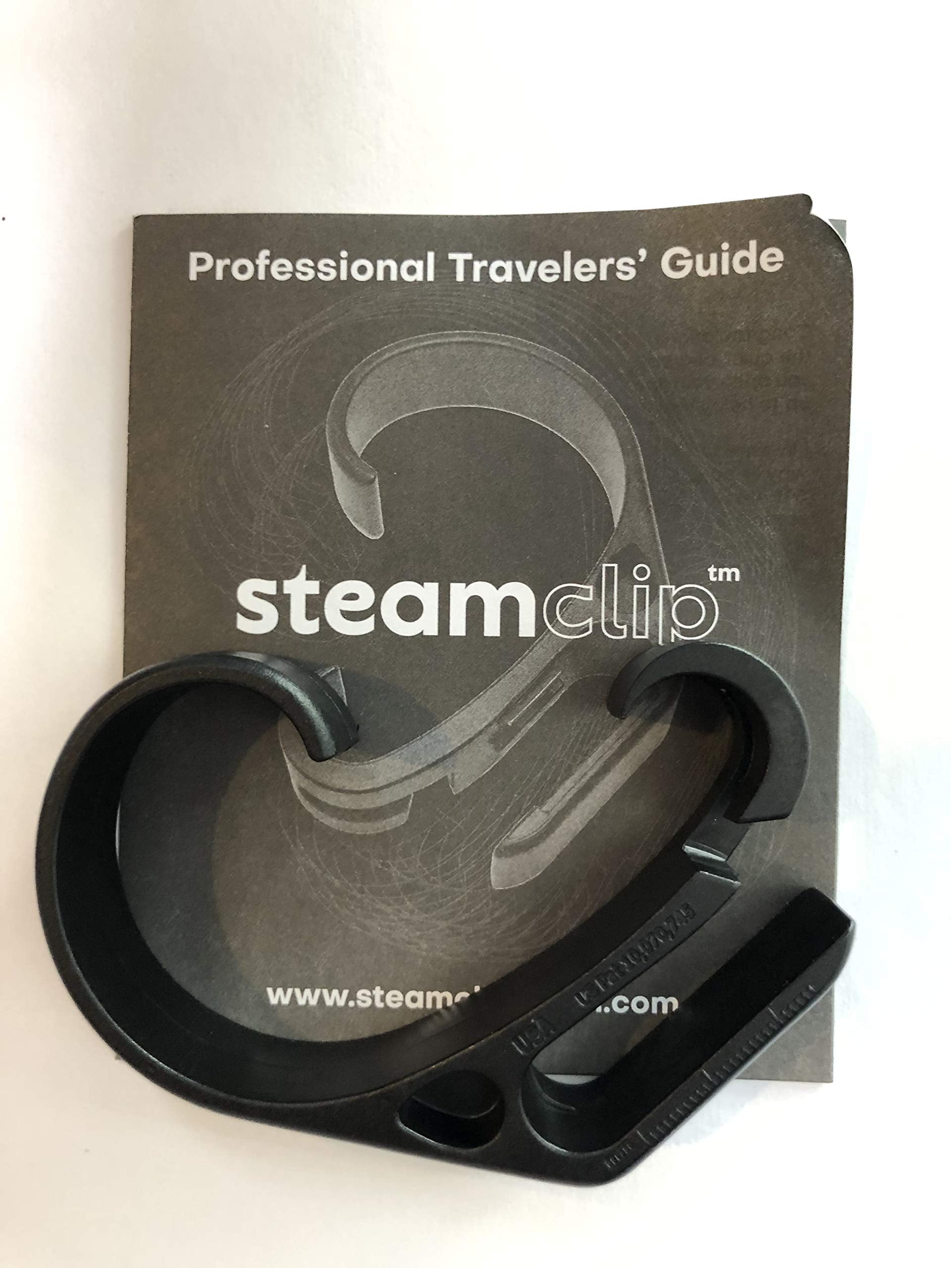 Steam Clip Travel Tool Over Shower Door Hook Traveler'S Steamer Clip Hook, Over The Door Hanger For Shower, Heavy Duty Clip Hook