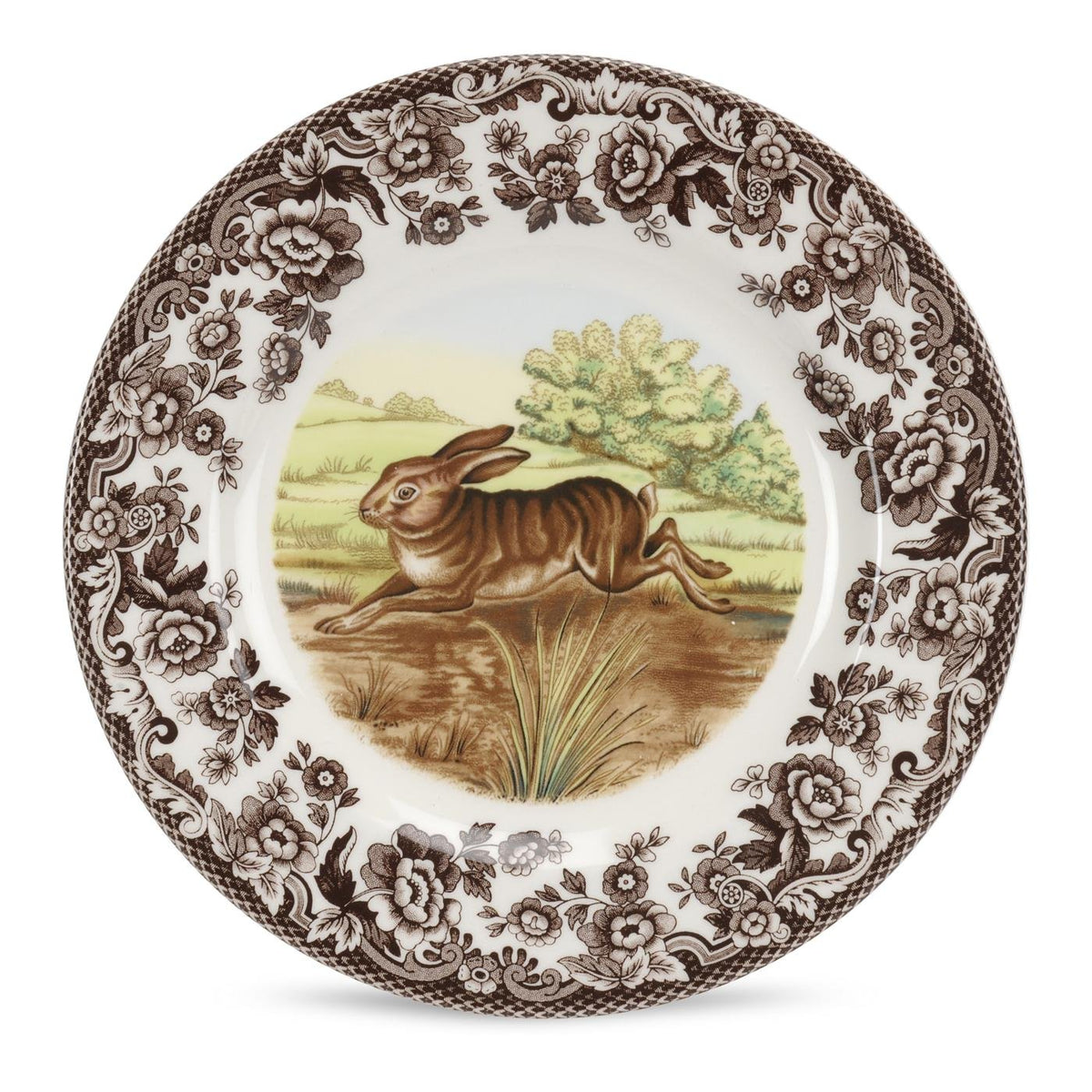 Spode Woodland Salad Plate, Rabbit, 8    | Perfect For Thanksgiving And Other Special Occasions | Made In England From Fine Eart