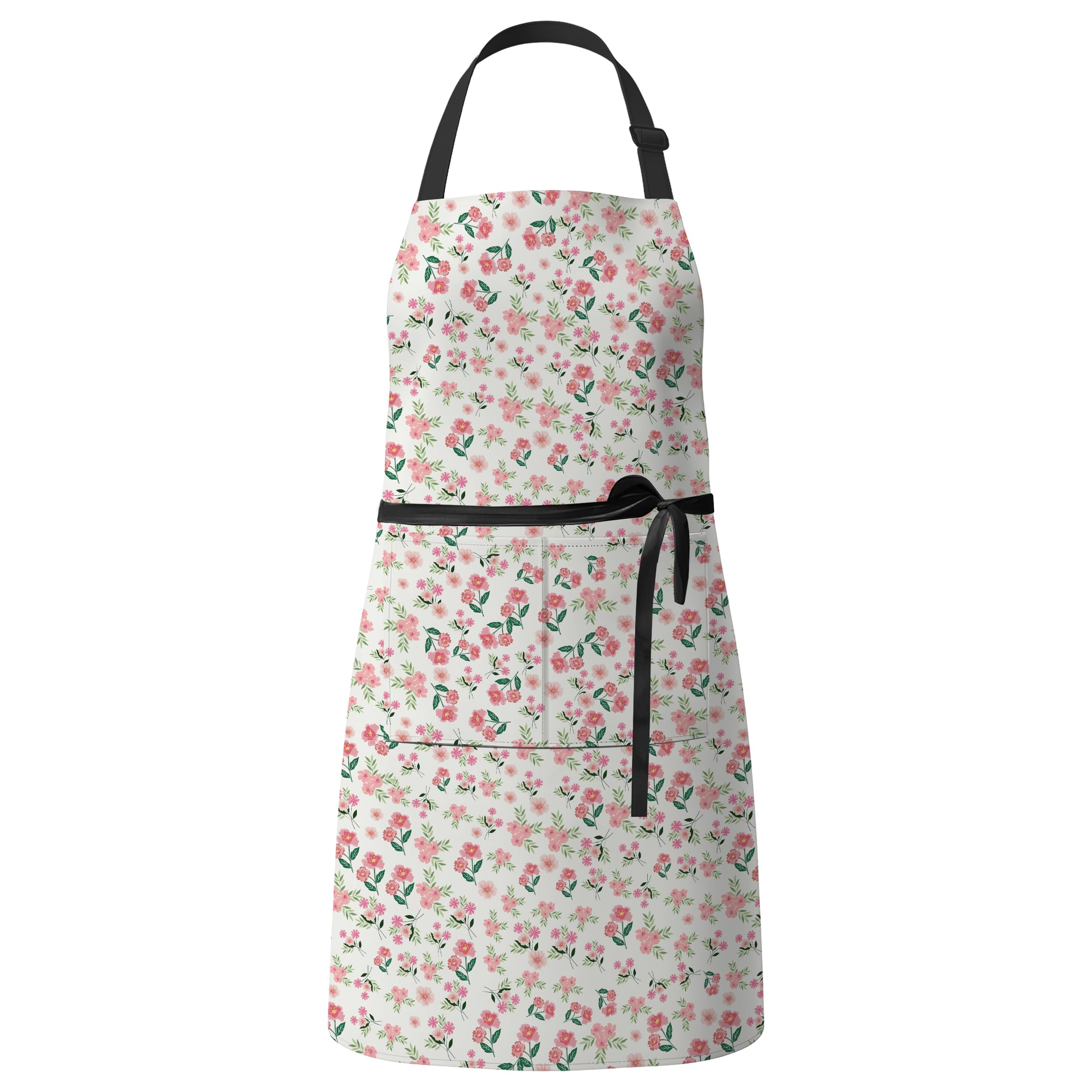 Ganiao Cute Aprons For Women Chefs Apron With Adjustable Neck Strap  Jk0600