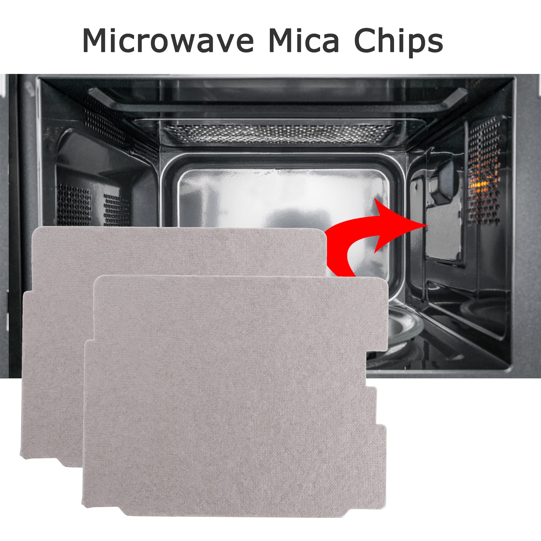 5304462314 Microwave Waveguide Cover Compatible With Frigidaire, Microwave Oven Repairing Part Mica Plates Sheets (2 Pack)