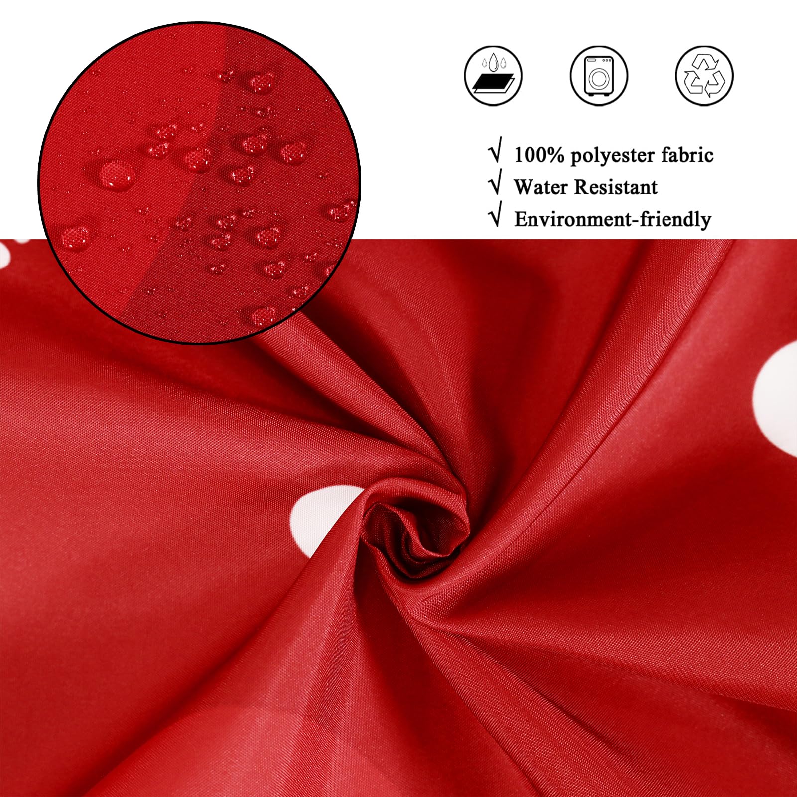 Caheansi Christmas Snowman Shower Curtain, Red Xmas Snowman Snowflake Pine Tree Winter New Year Holiday Bathroom Curtain Waterpr