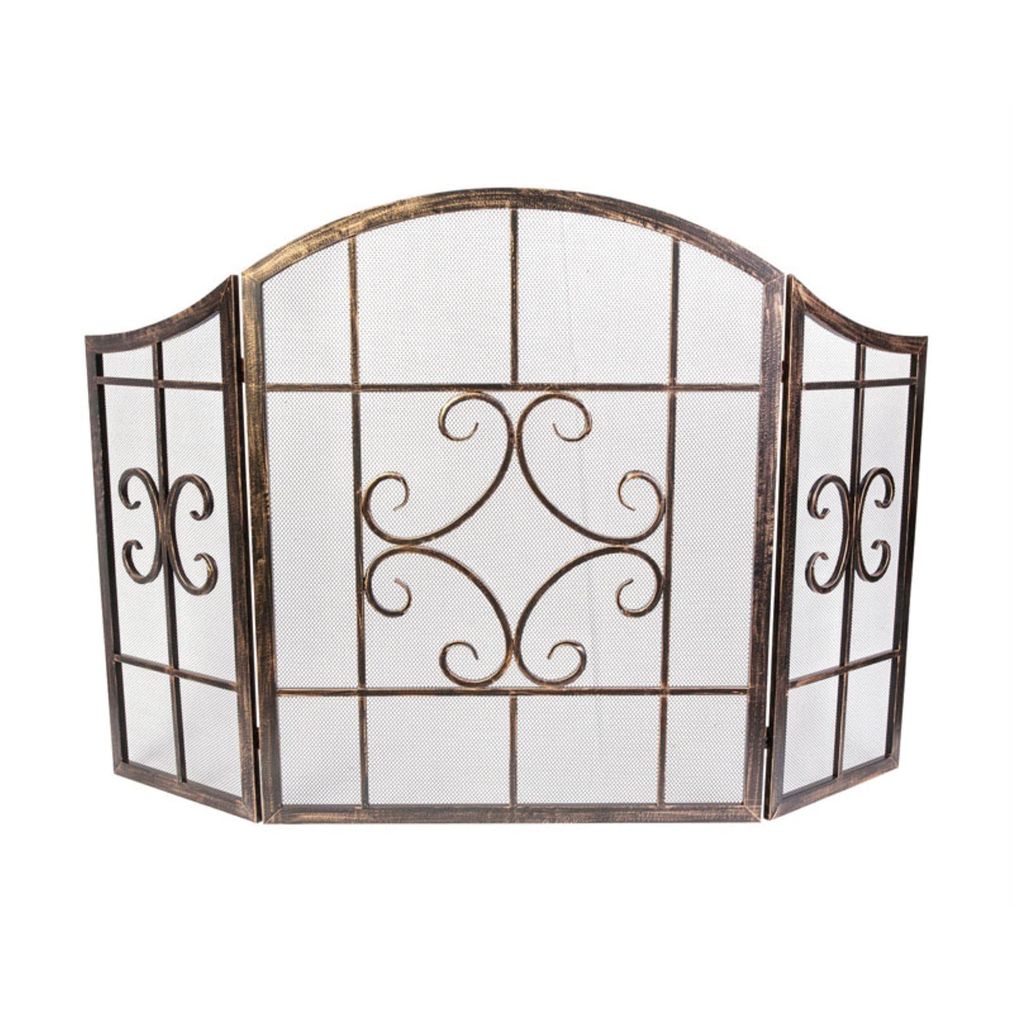 Panacea Products 15955 Natural Organic Bronze Fireplace Screen
