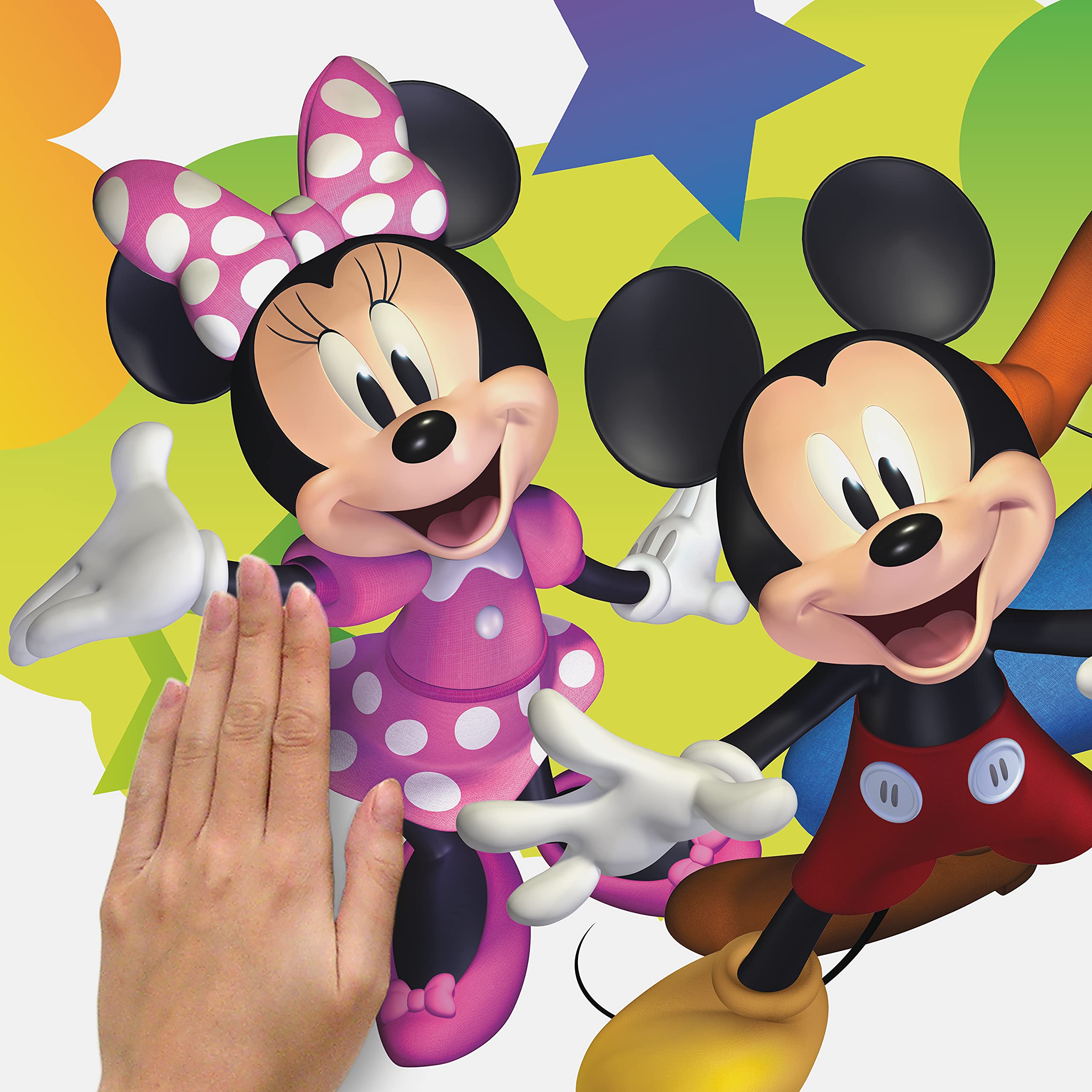 Roommates Disney Mickey & Friends Giant Peel And Stick Wall Decals With Personalization By Roommates, Rmk4653Gm