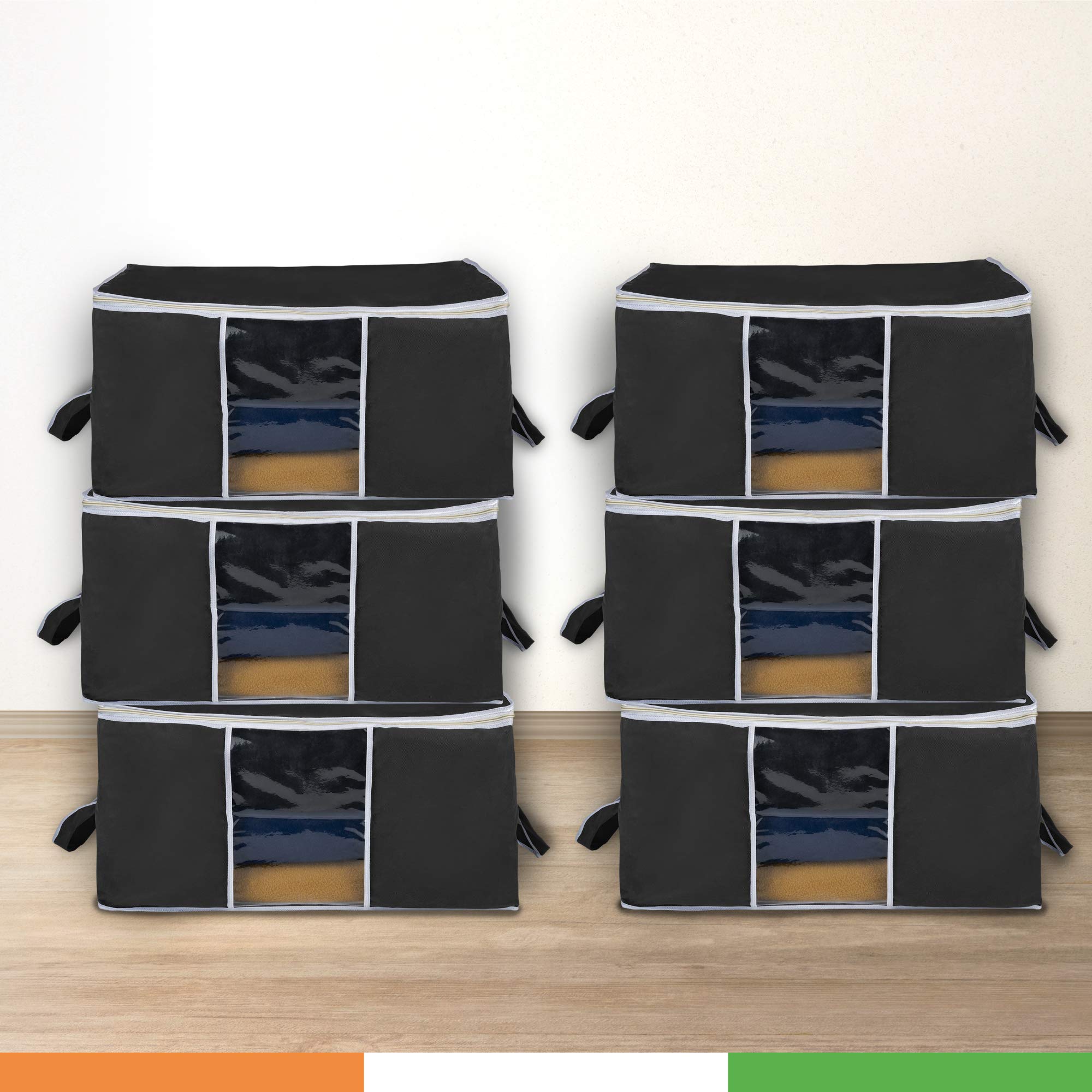 Duraware ExtraLarge Wardrobe/Under Bed Storage Organiser With Duralight Fabric For Sarees, Shirts & More | Dust & Moisture Resi