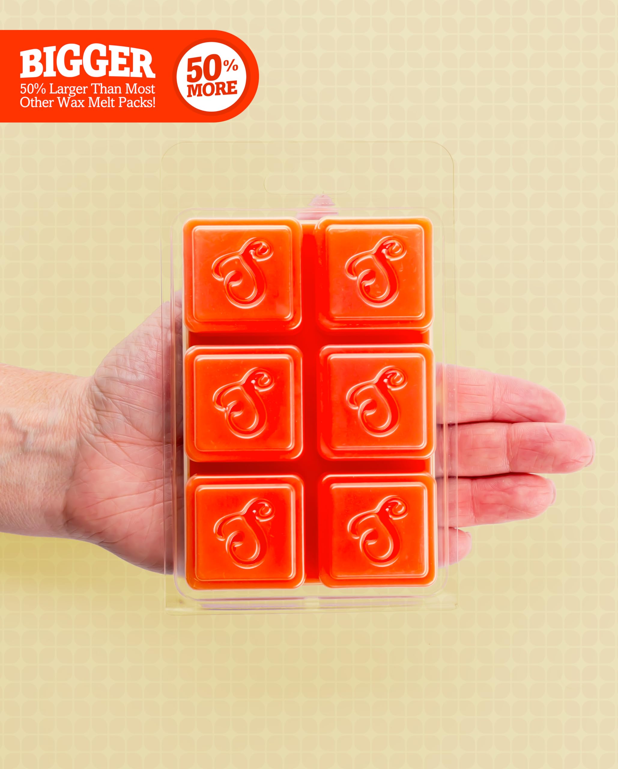 Shortie's Candle Company Grapefruit Wax Melts - Formula 117-1 Highly Scented 3 Oz. Bar - Made with Essential & Natural Oils - Fr