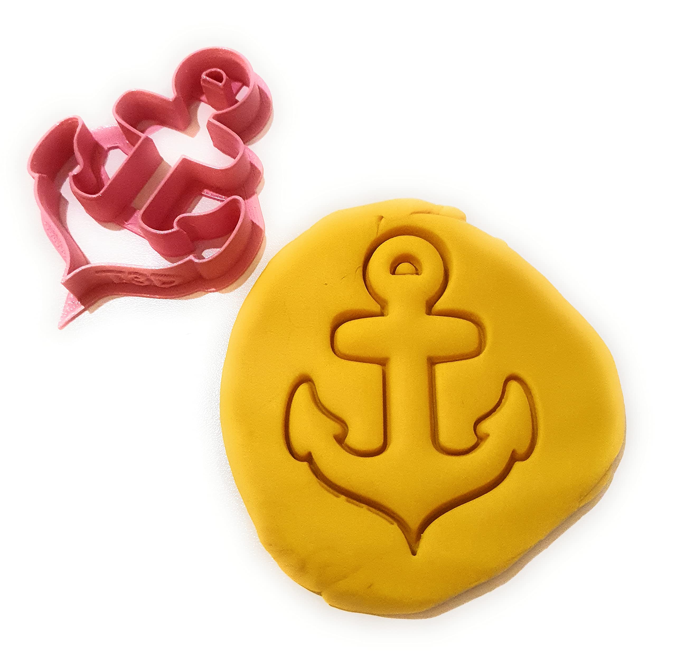 T3D Cookie Cutters Anchor Cookie Cutter, Suitable For Cakes Biscuit And Fondant Cookie Mold For Homemade Treats