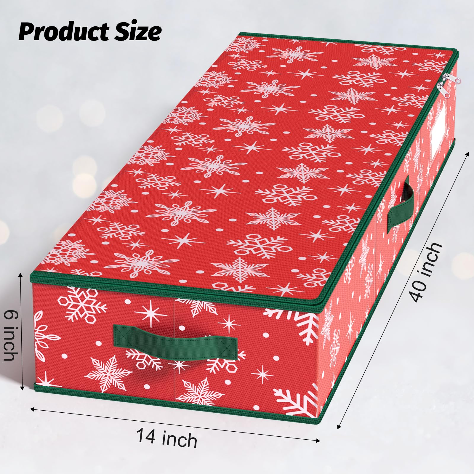 Evermerry Wrapping Paper Organizer Storage Container, Christmas Gift Wrapping Paper Storage Box For Paper Ornaments,Paper Storag