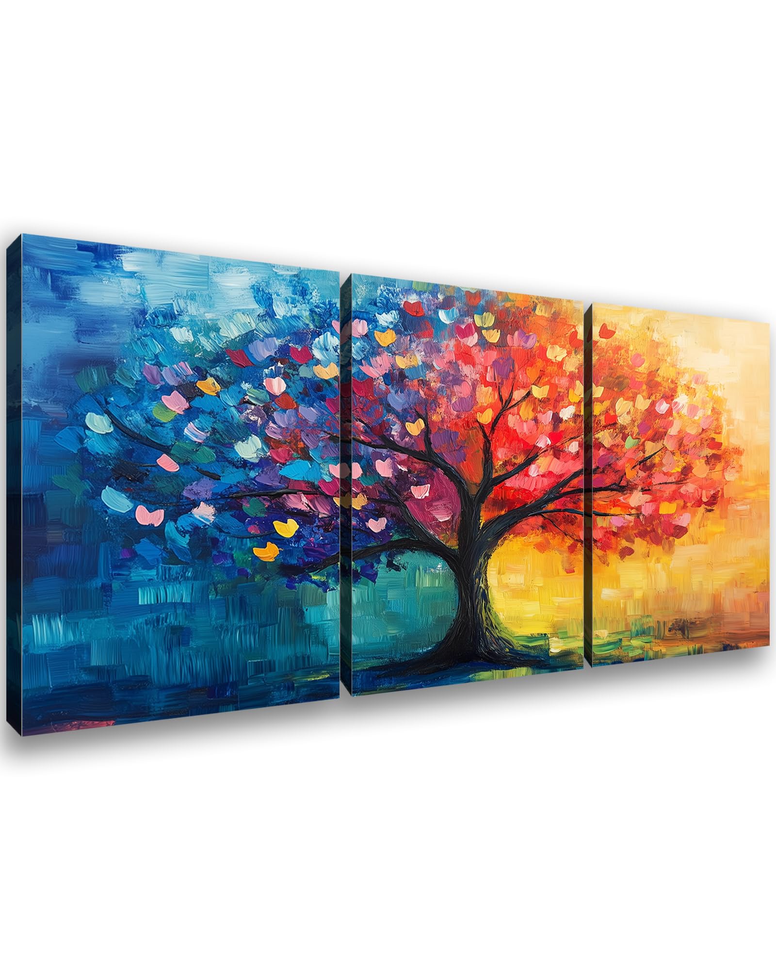 Kuiluuye 3 Pieces Sun Sbstract Wall Decor Motivational Office Wall Decor Sbstract Landscape Wall Art Canvas Paintings Posters Fo
