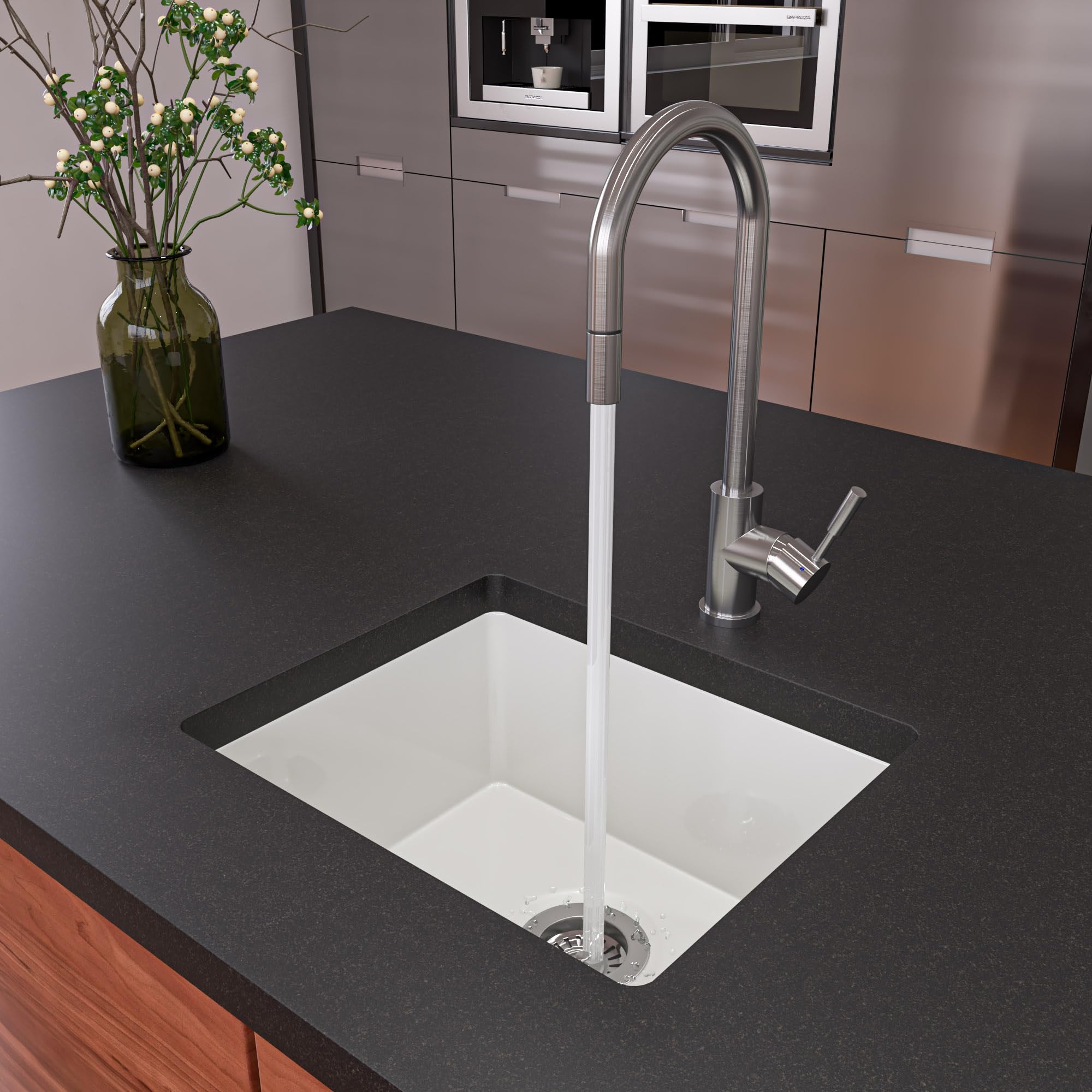 Alfi Brand Ab2017 Kitchen Sink White