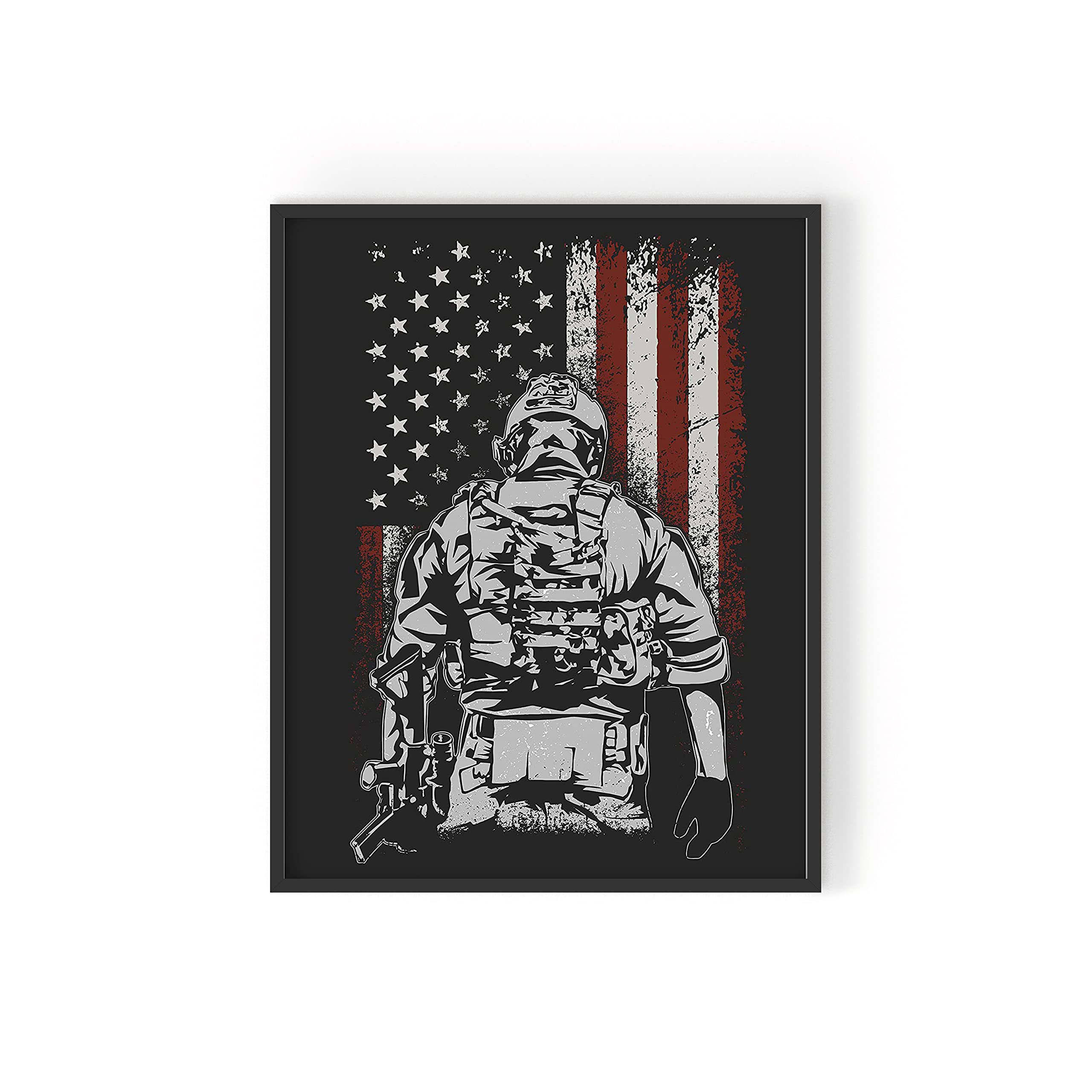 Summit Designs Military Usa Wall Art Decor Prints - Single (11X14) Unframed Poster Photo - Navy Army Marine Seals Air Force - So