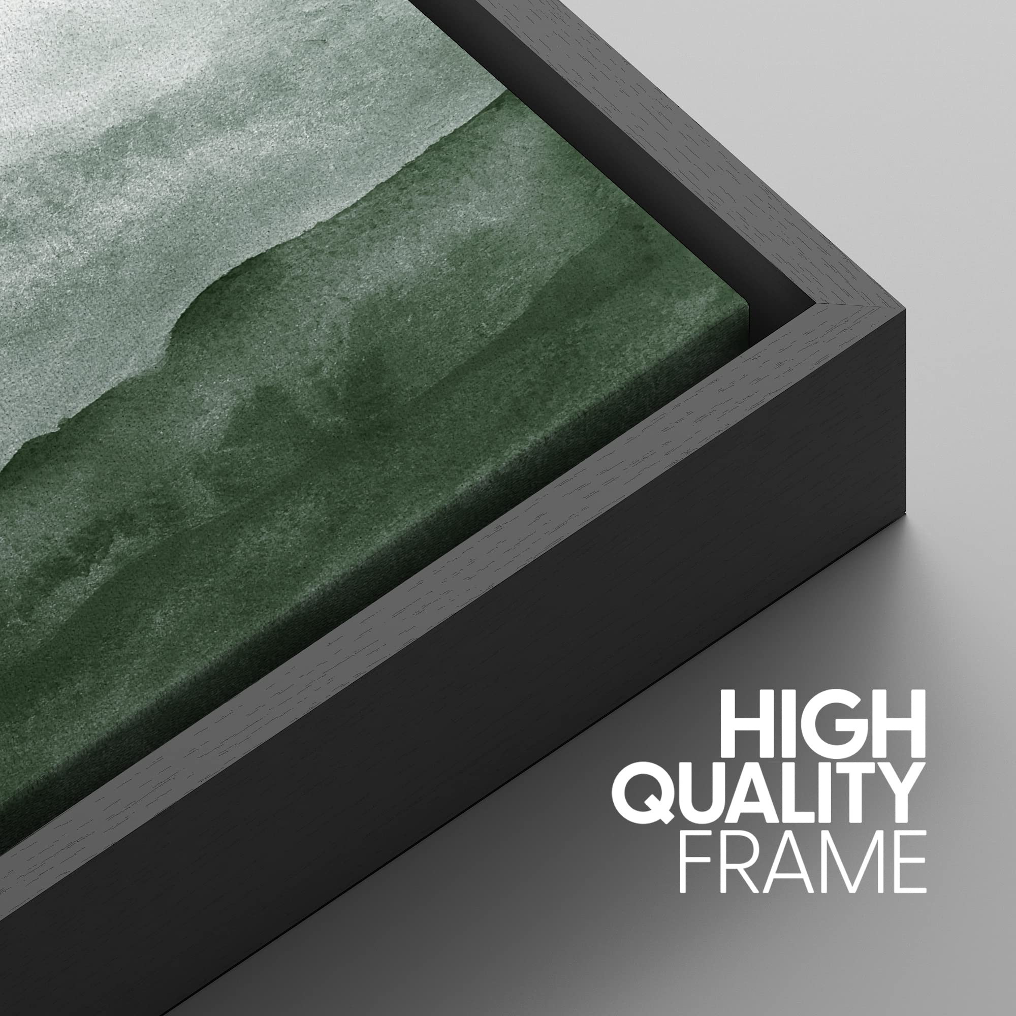 Signwin 3 Piece Framed Canvas Wall Art Fog Above The Mountains Prints Nature Wilderness Illustrations Abstract Traditional Home