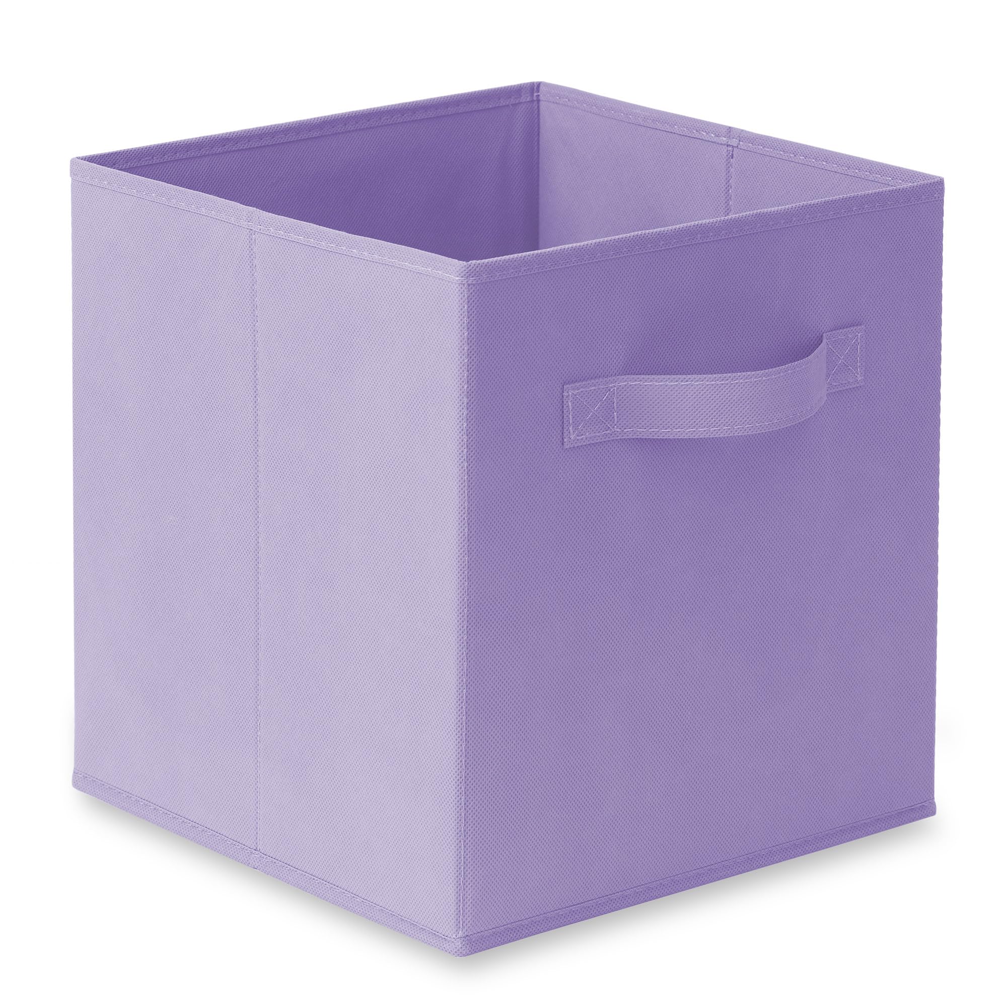 Casafield Set of 6 Collapsible Fabric Cube Storage Bins  Lavender - 11'' Foldable Cloth Baskets for Shelves  Cubby Organizers & More