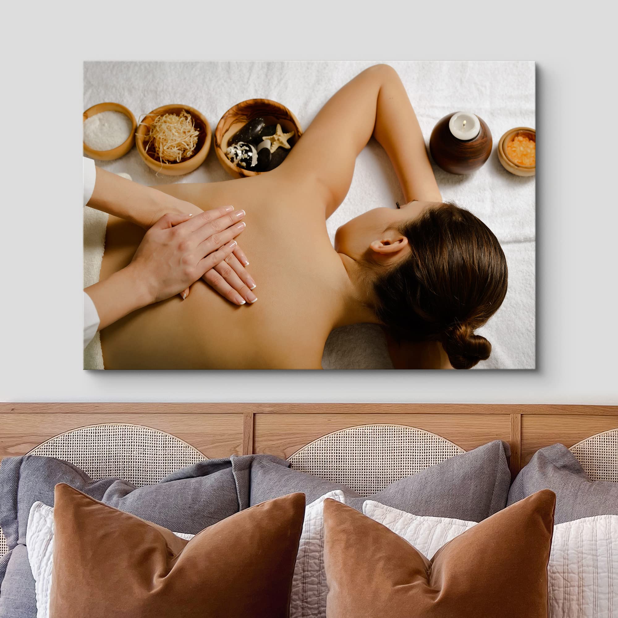 Wall26 Canvas Print Wall Art Yoga Massage Zen Spa Meditation Sea Star Epsom Salt Nature Wilderness Photography Realism Rustic La