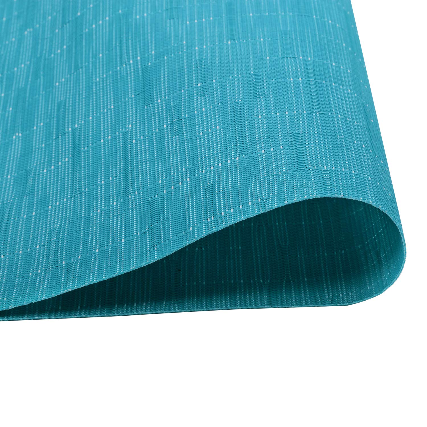 Shacos Woven Vinyl Placemats Set Of 4 Wipe Clean Pvc Heat Resistant Place Mats Durable Waterproof Stain Resistant Indoor Outdoor