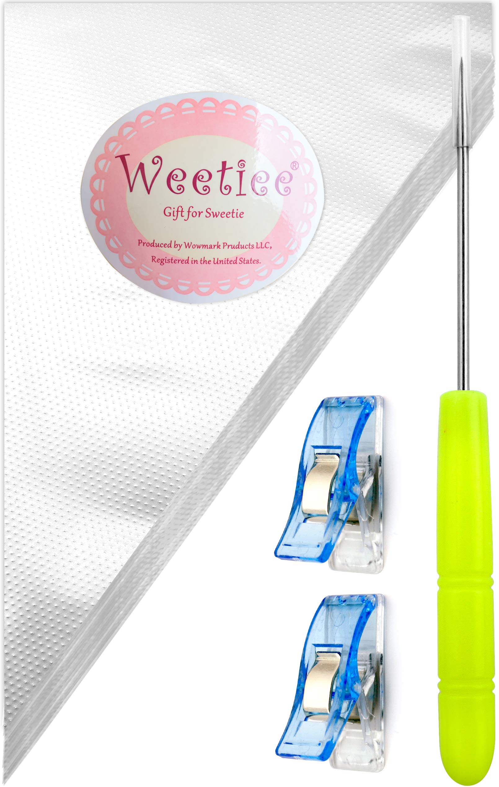 Weetiee Tipless Piping Bags - 100Pcs 12-Inch Disposable Piping Pastry Bag For Royal Icing/Cookies Decorating - Best Frosting Ici