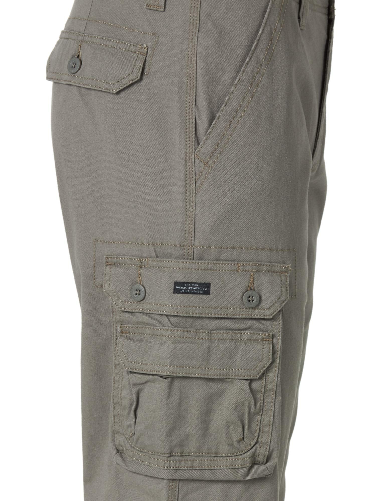 Lee Mens Wyoming Relaxed Fit Cargo Pant, Sagebrush, 38W X 29L