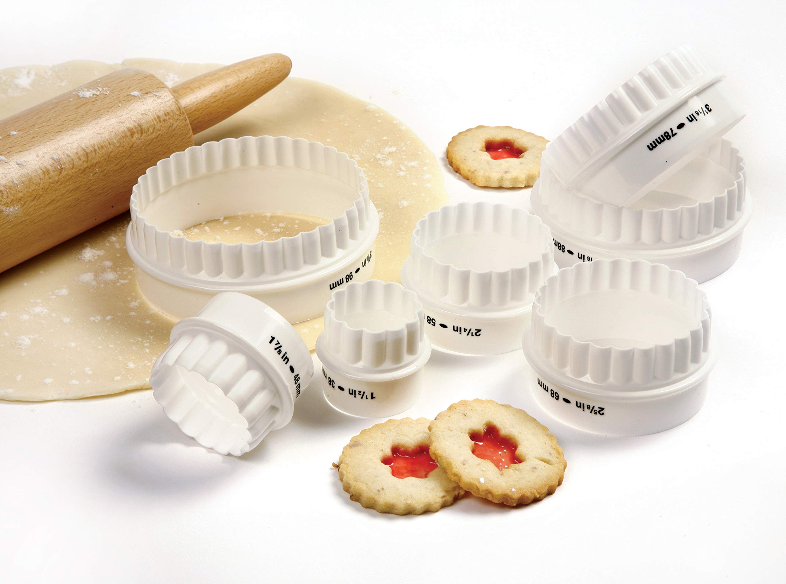 Norpro Deluxe 7-Piece Cutter Set, White