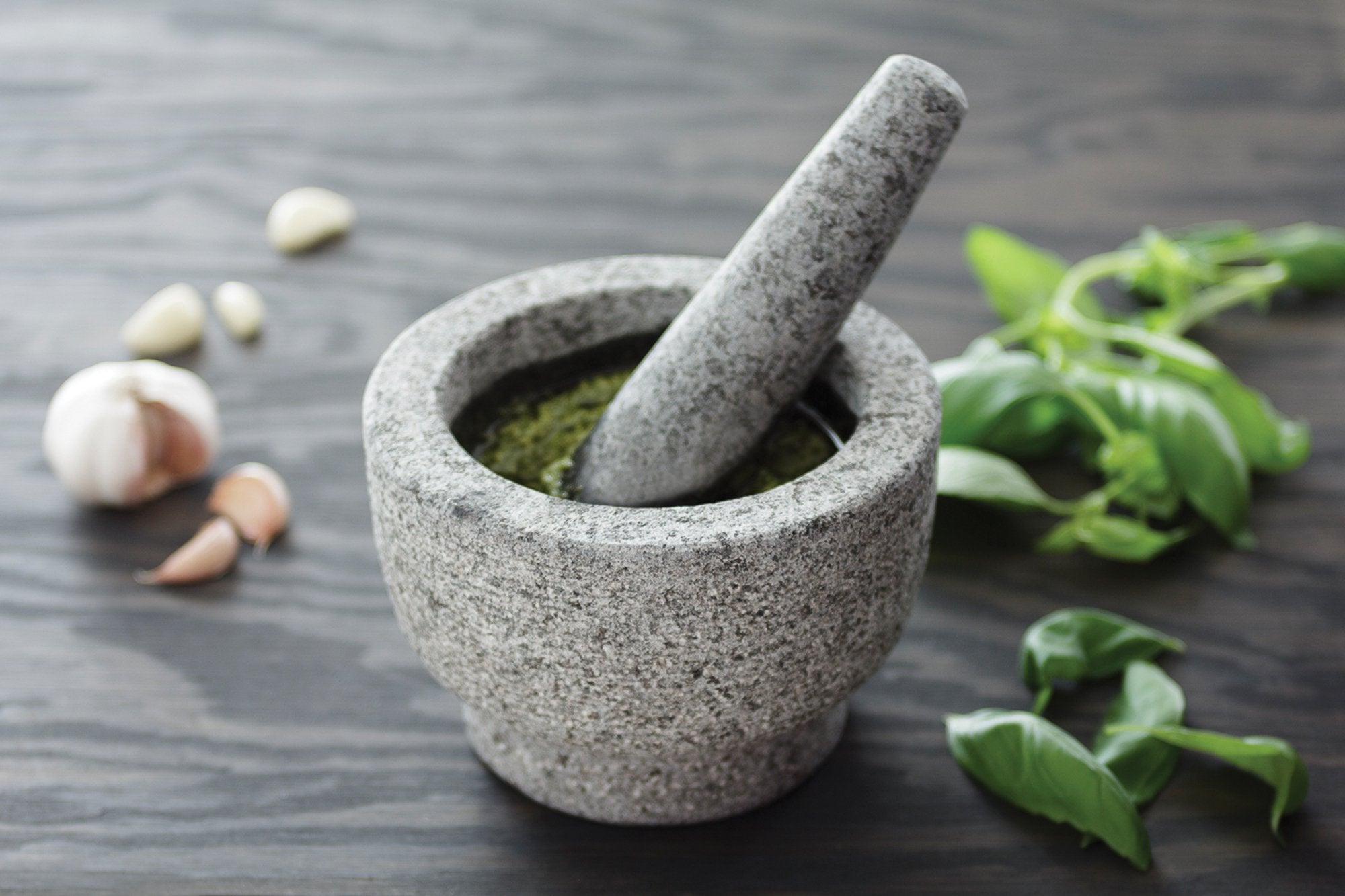 Fox Run Mortar And Pestle, Granite, 6 X 4.3-Inch