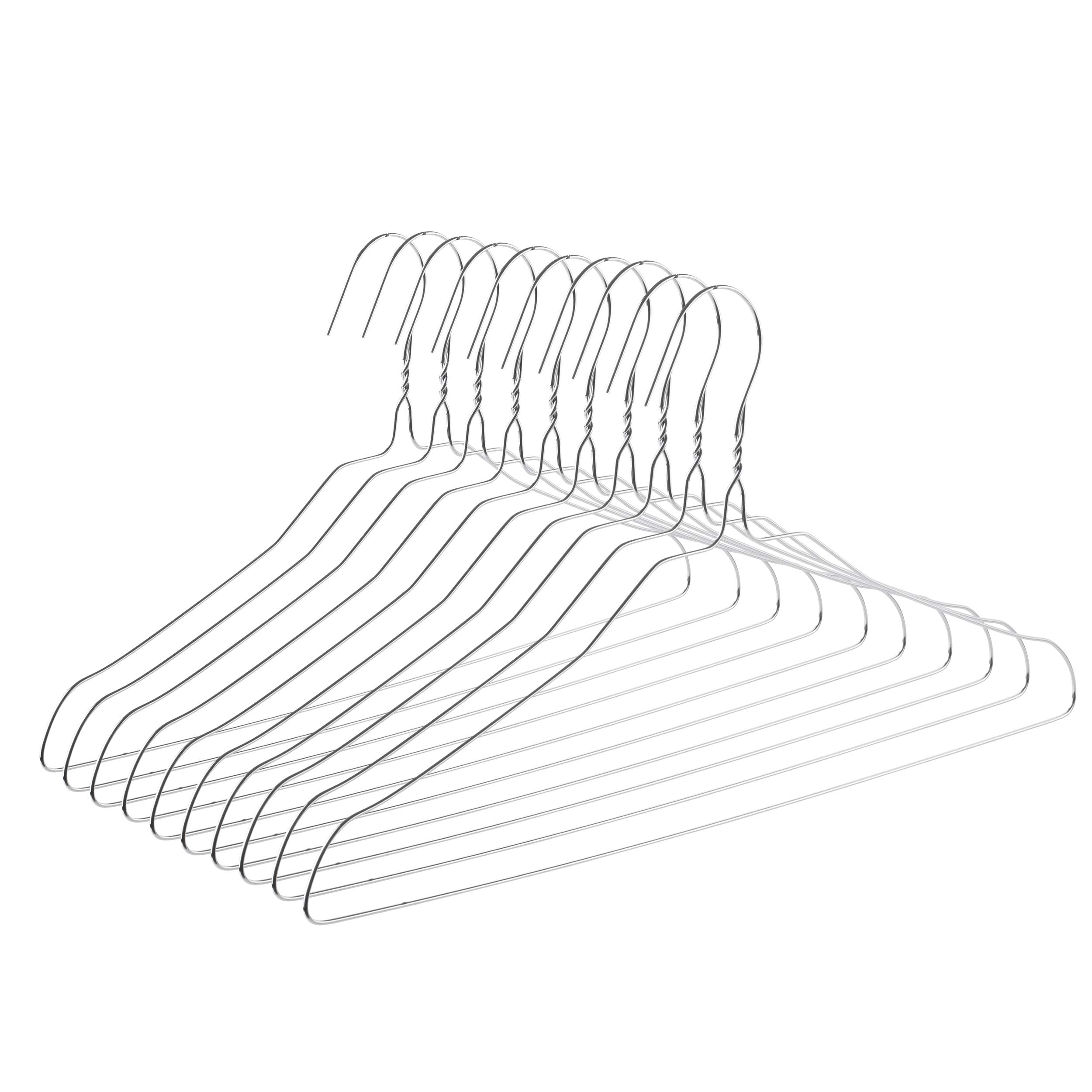 Mr. Pen- Wire Hangers, 10 Pack, Metal Hangers, Wire Hangers For Clothes, Wire Coat Hangers, Metal Clothes Hanger, Silver Hangers
