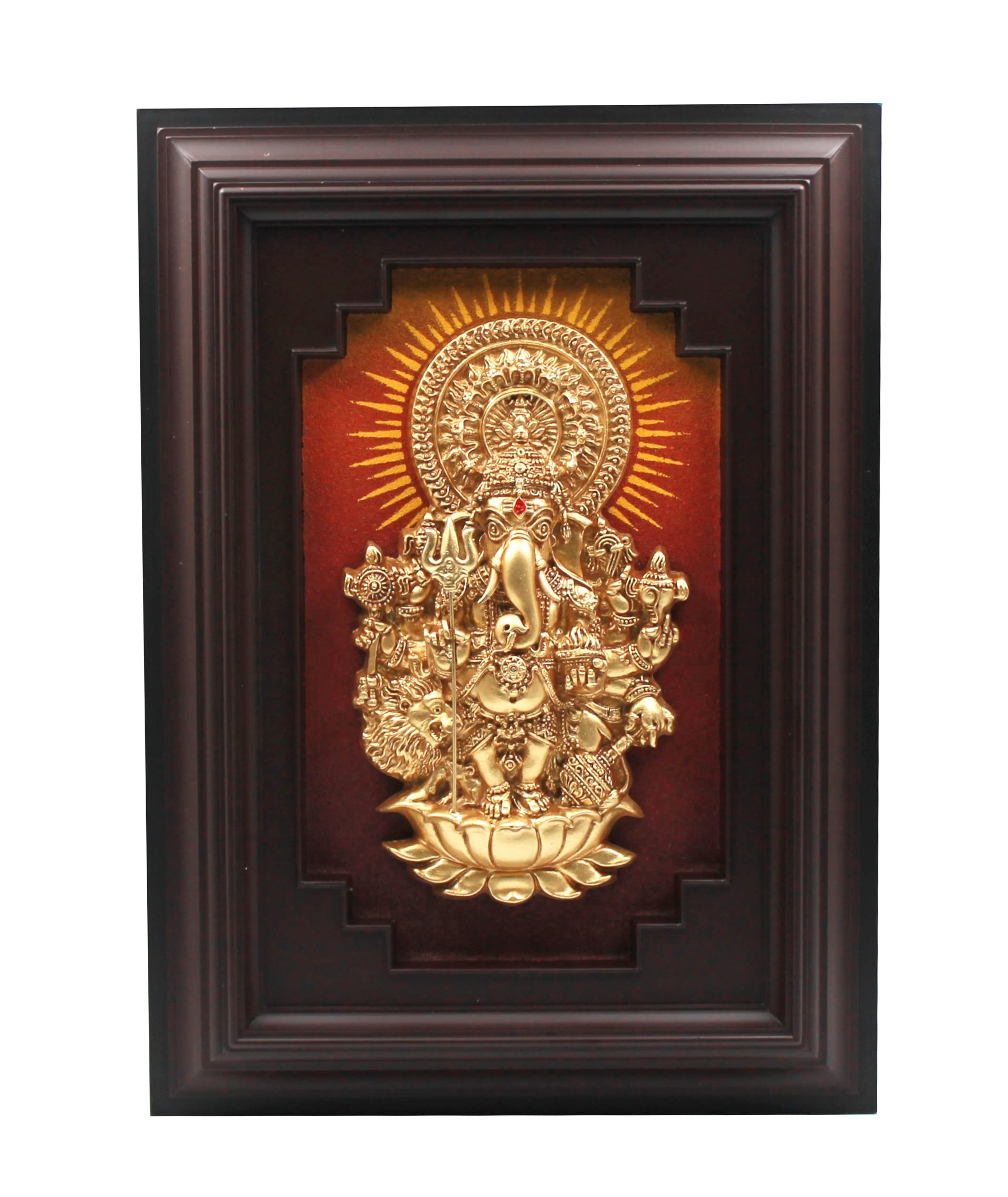 Shilpasree Shubha Drishti Ganapathy Wall Hanging, 10X14 Inches