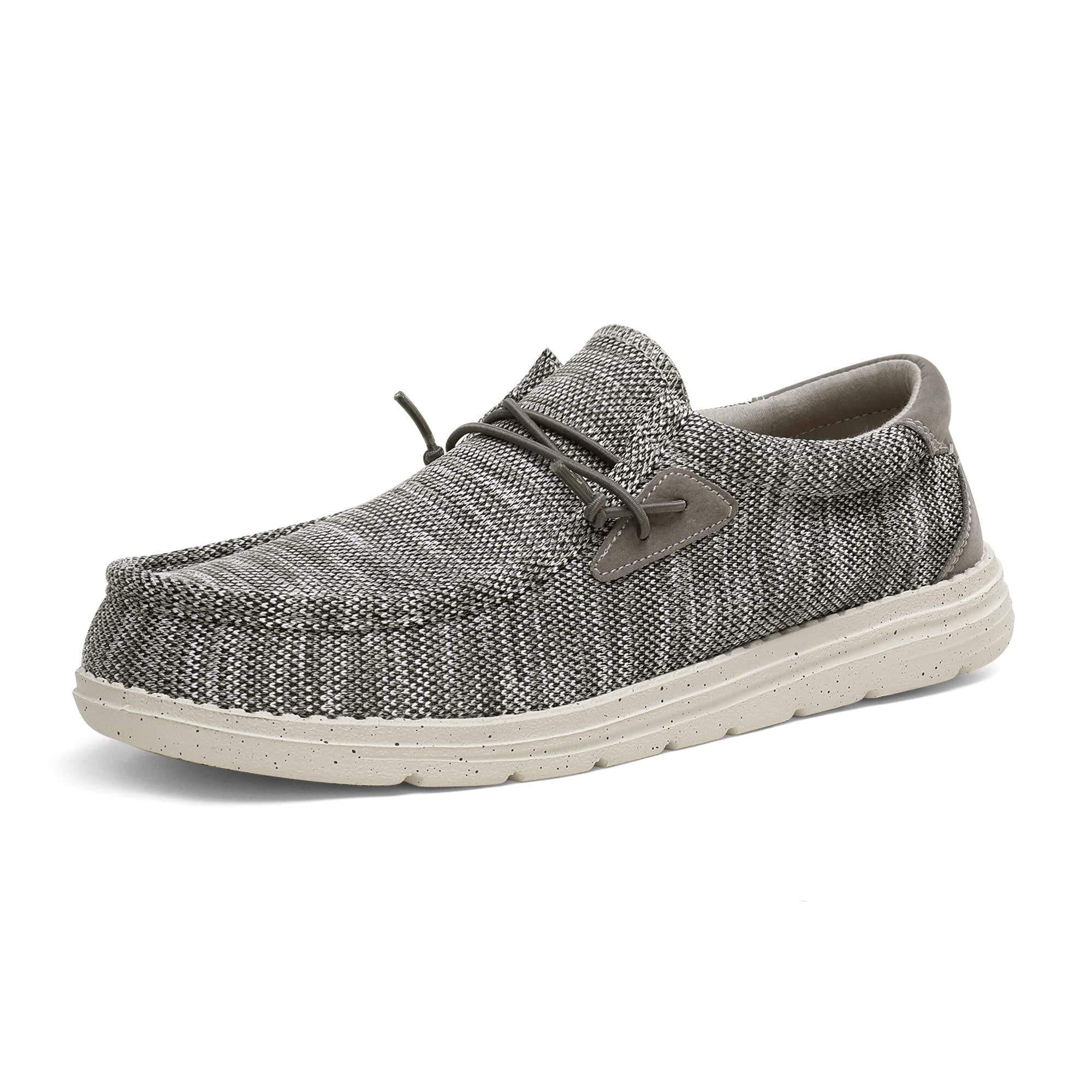 Bruno Marc Mens Breeze Slip-On Stretch Loafers Casual Shoes Lightweight Comfortable Boat Shoe 10,Splice Grey,Size 12 Us