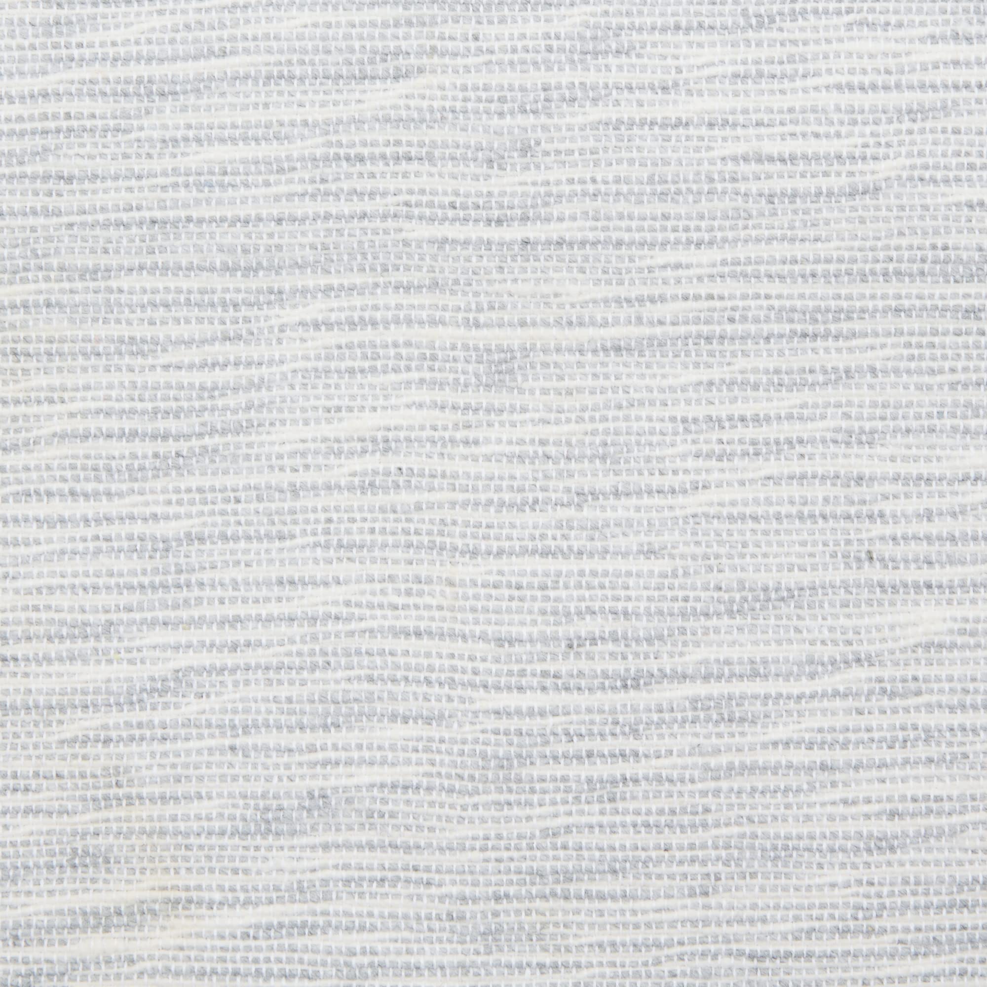 LIGHT GRAY AND OFF-WHITE TONAL RECYCLED COTTON SLUBBY RIB PLACEMAT SET/6