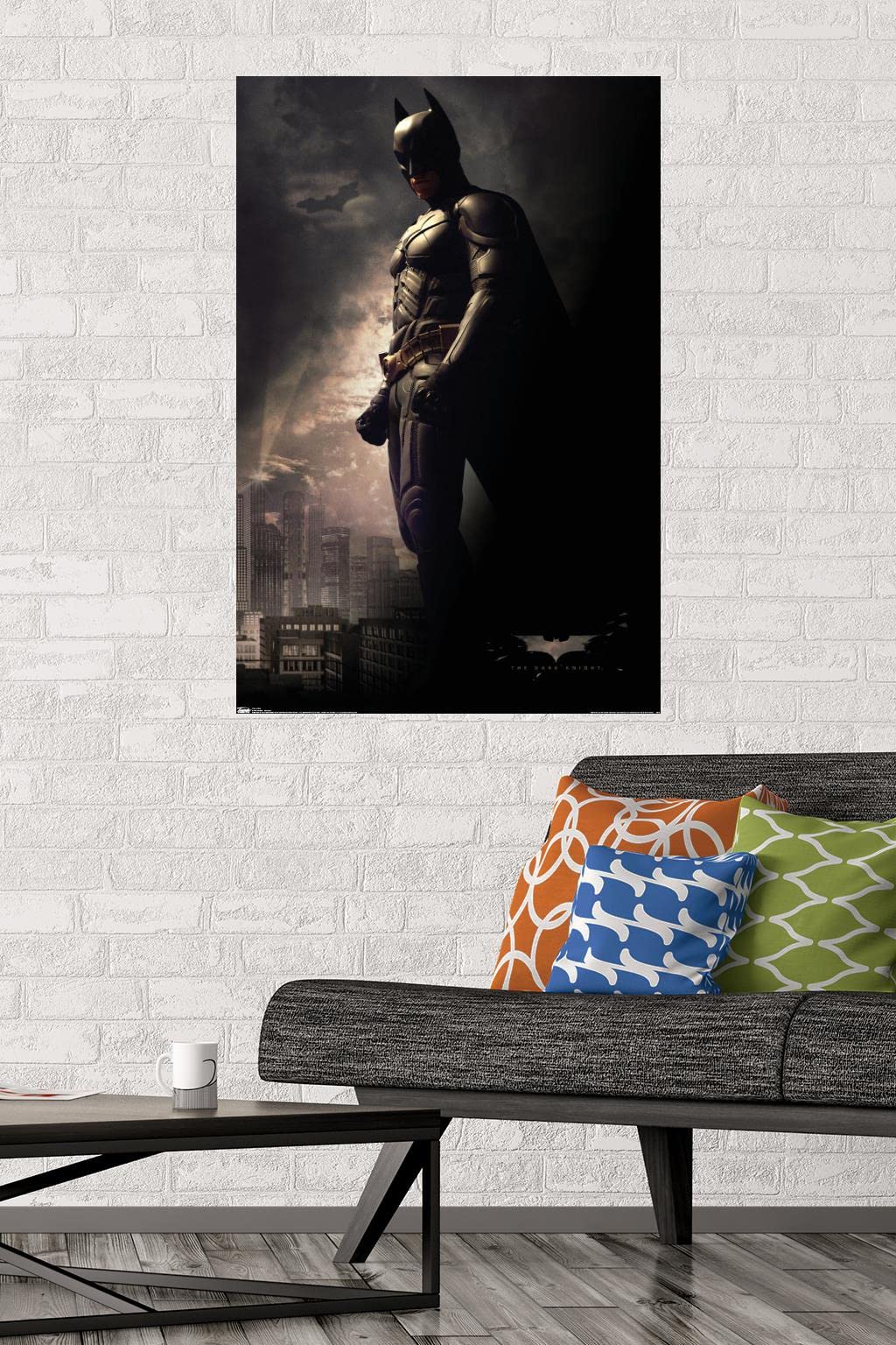 Trends International Dc Comics Movie - The Dark Knight - Batman In The Shadows Wall Poster, 22.375'' X 34'', Unframed Version