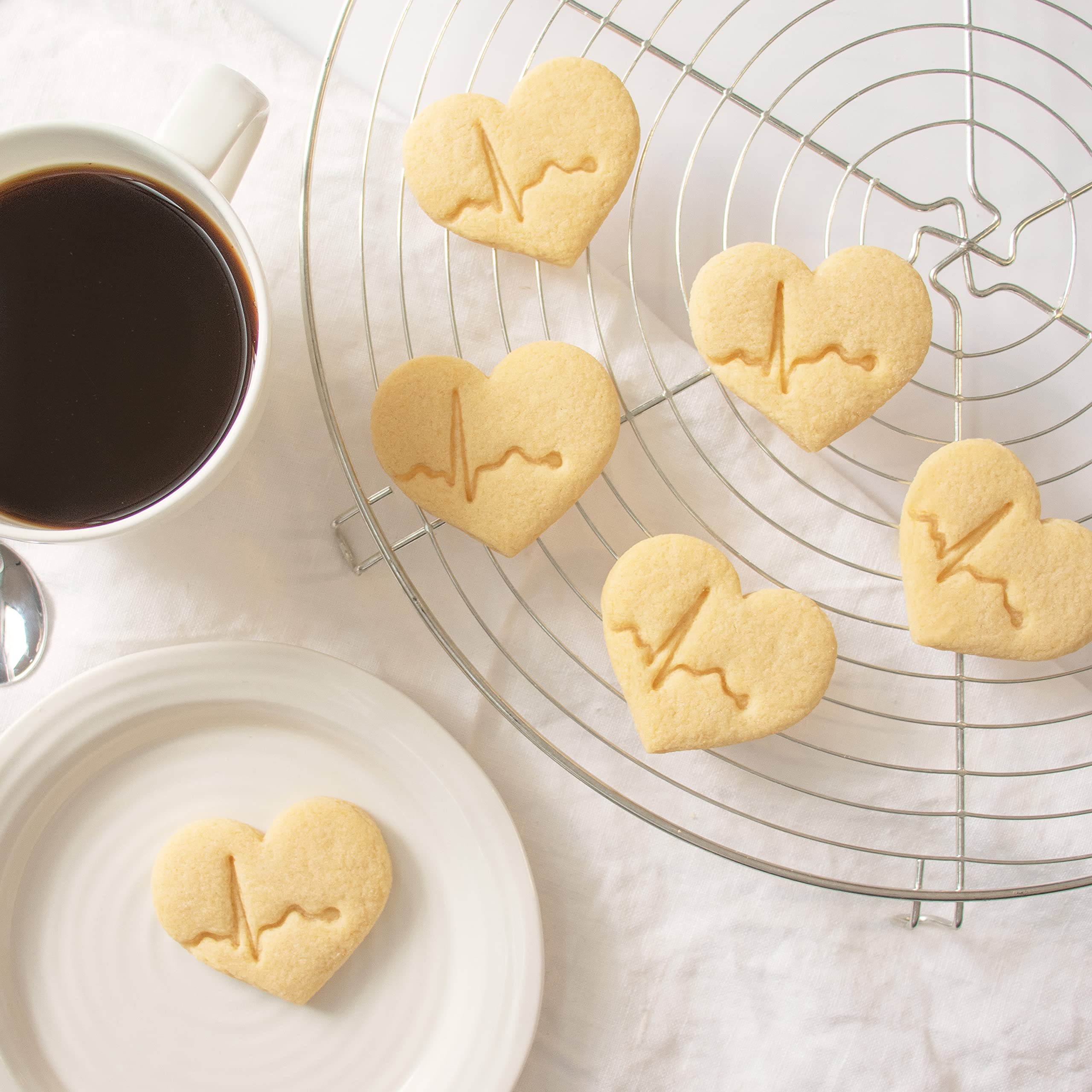 Ecg Small Size Cookie Cutter, 1 Piece - Bakerlogy
