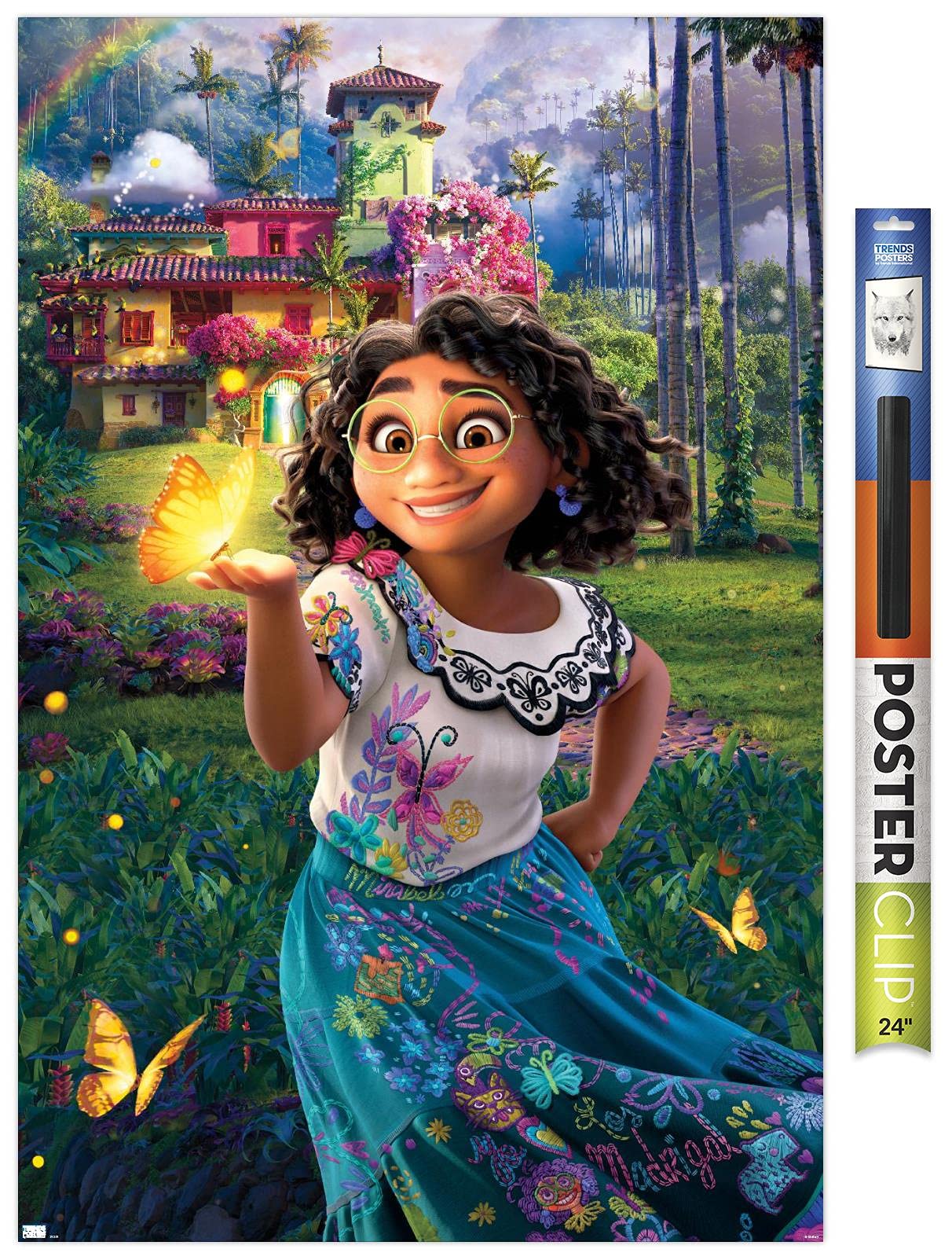 Trends International Disney Encanto - One Sheet Wall Poster, 22.37'' X 34.00'', Poster & Clip Bundle