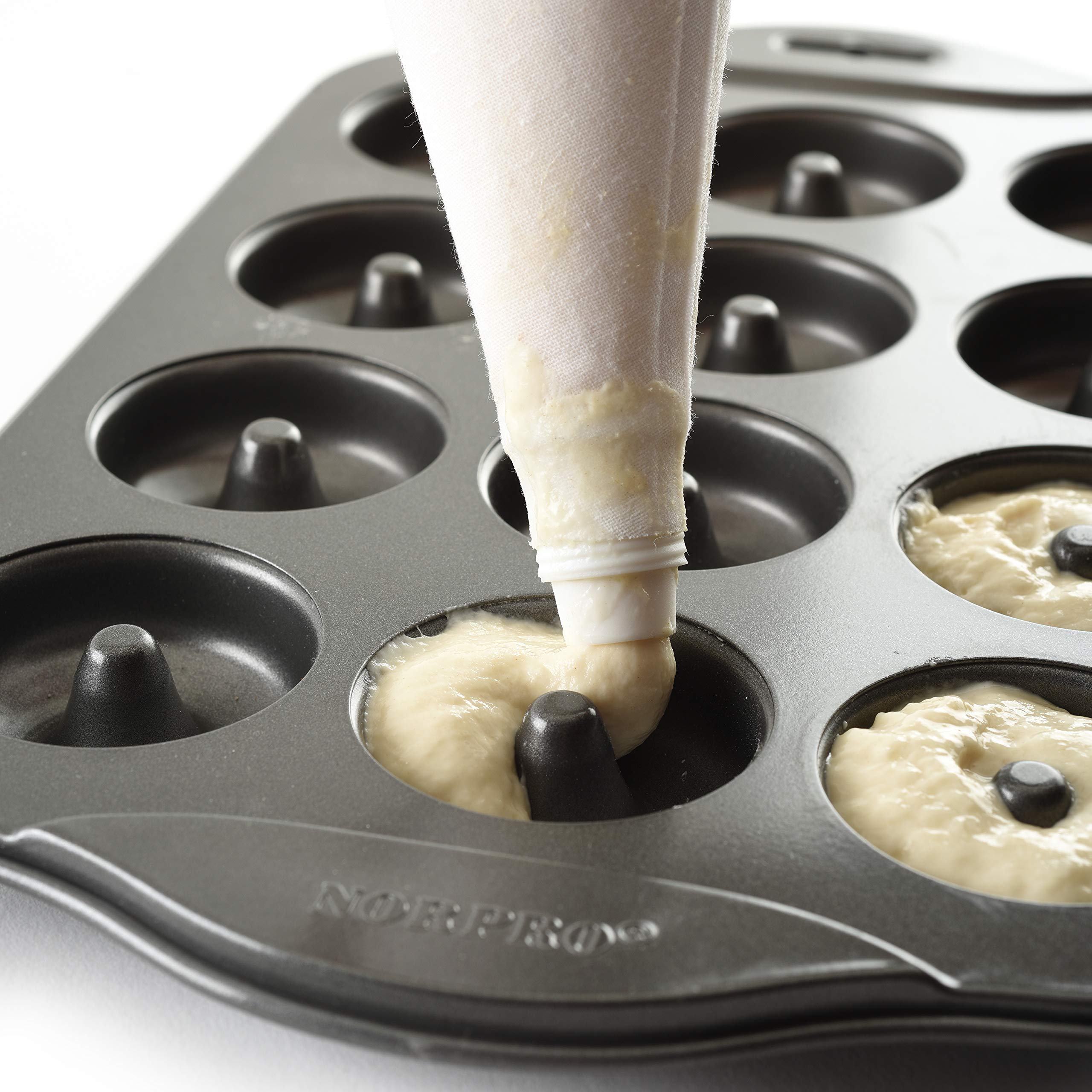Norpro Nonstick Mini Donut Pan, As Shown