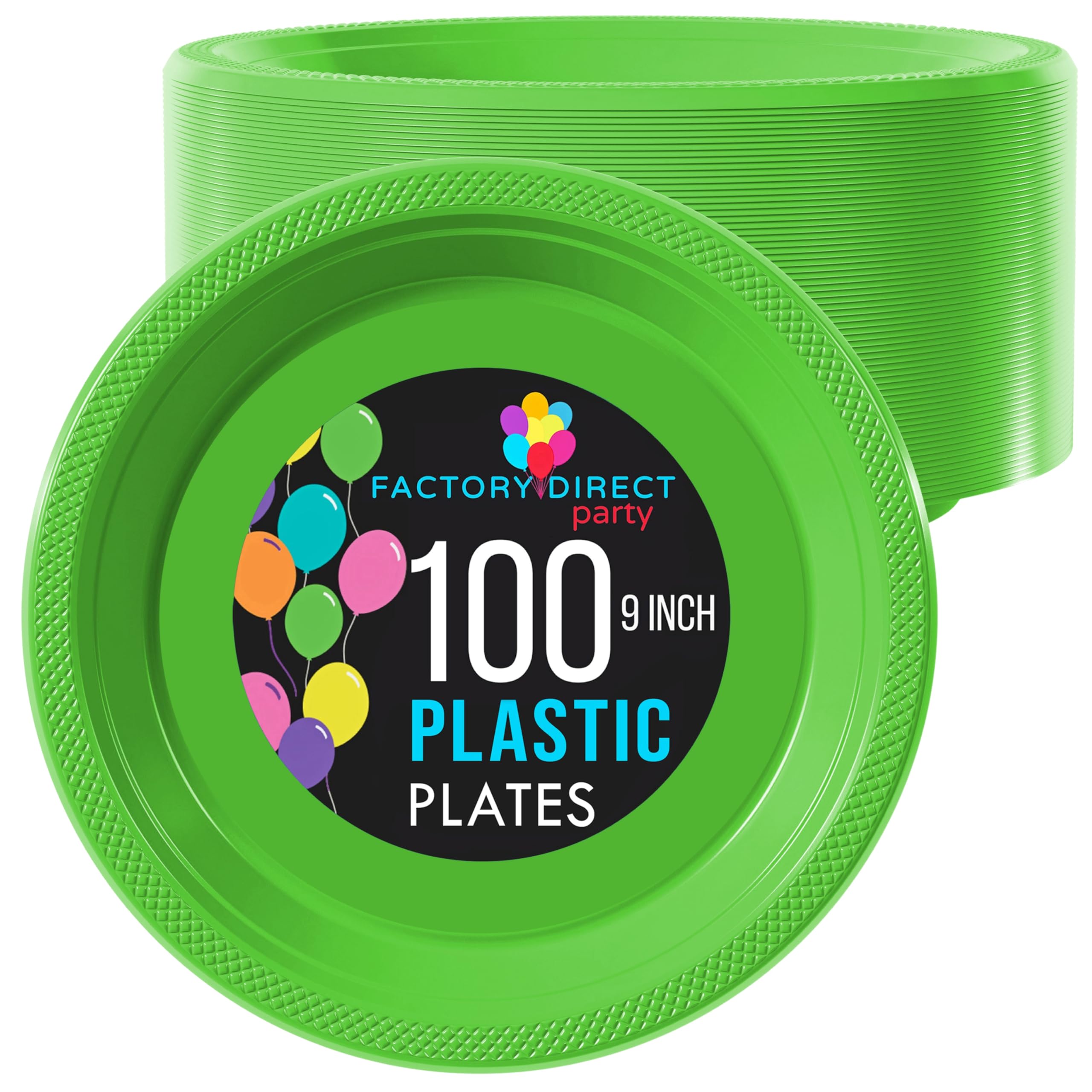 Exquisite Lime Green Plastic Plates For Party 9 Lime Green Disposable Plates For Party Supplies 100 Pcs Disposable Dinner Plat