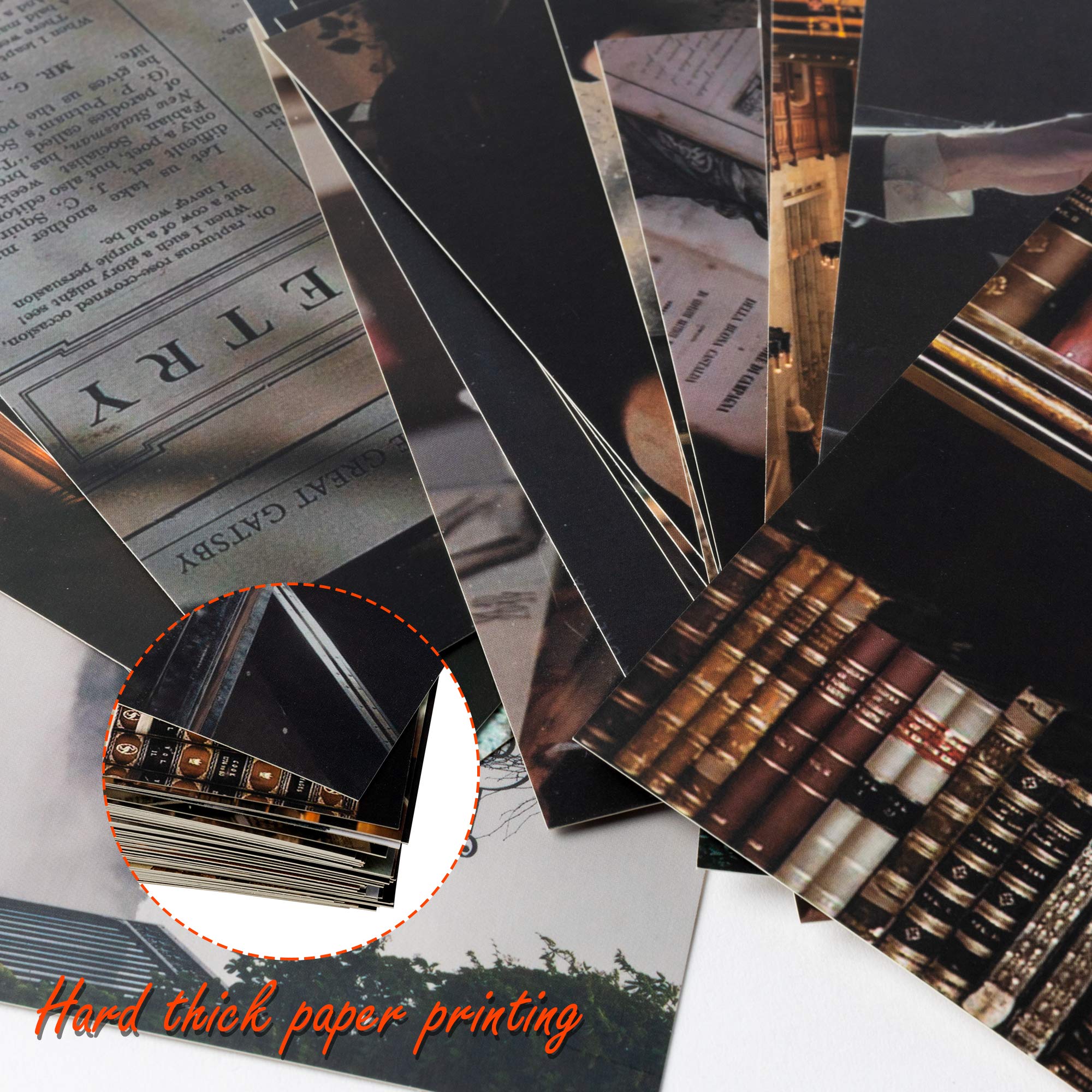 Yopyame 50PCS Dark Academia Aesthetic Pictures Wall Collage Kit  Retro Style Photo Collection Collage Dorm Decor for Teens and Young Adults  Wall Prints Kit  Small Posters for Room Bedroom Aesthetic