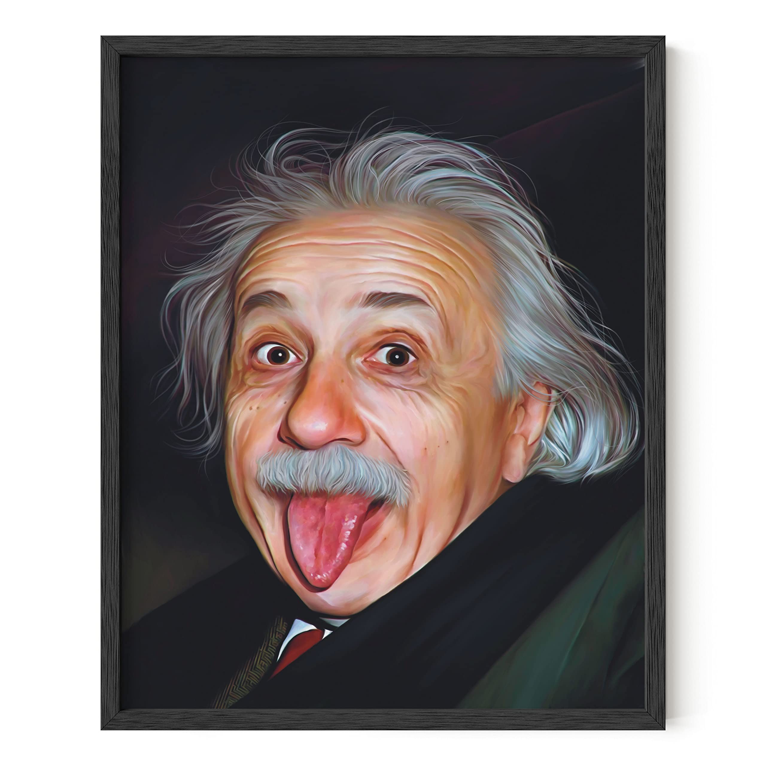 Haus And Hues Meme Poster For Teens - Albert Einstein Poster, Funny Wall Decor, Albert Einstein Portrait, Wall Art Einstein, Sci