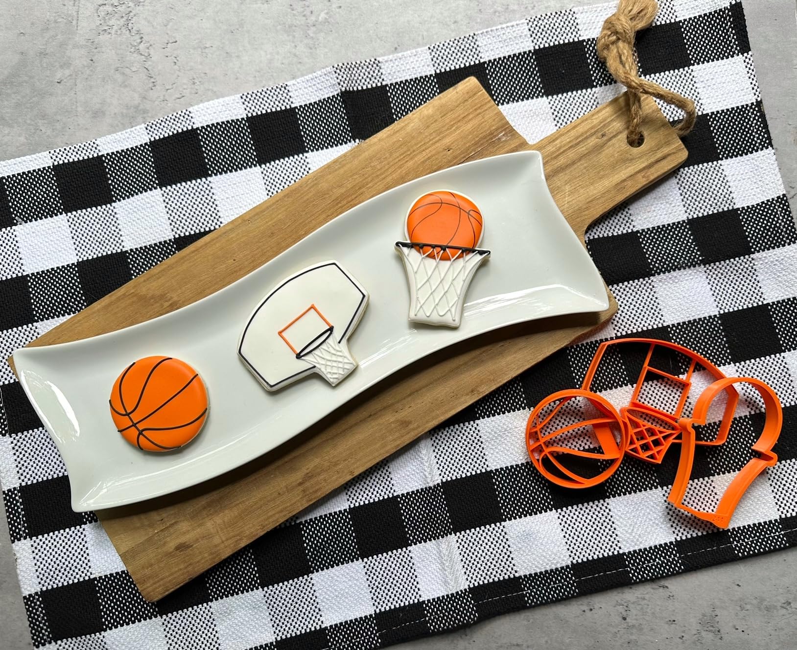 Basketball Cookie Cutters American Hoops Sport Basketball Game Hoop Backboard And Basketball In Hoop Cookie Cutters Made In The