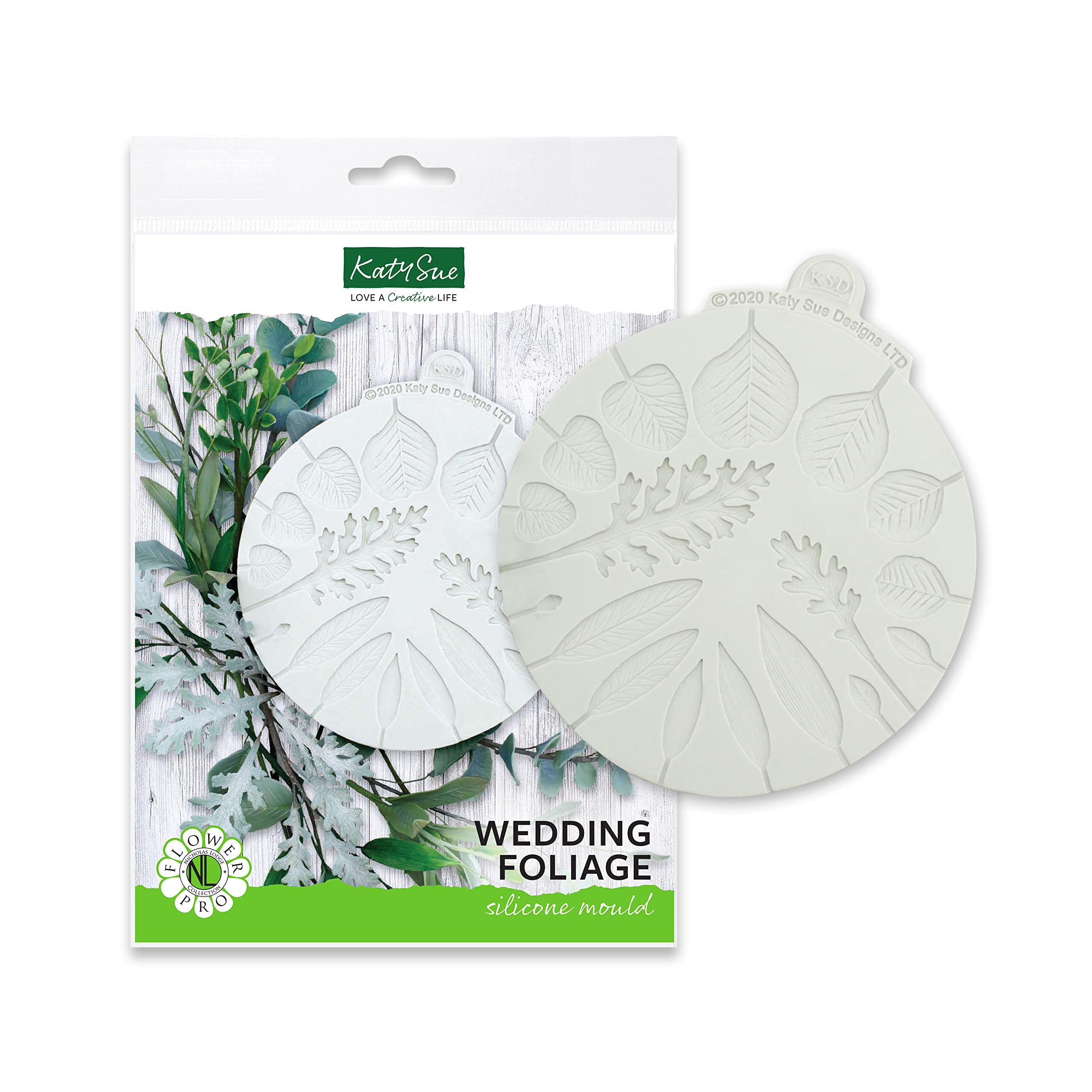 Flower Pro Wedding Foliage Silicone Mold For Cake Decorating & Craft. For Fondant, Sugar Paste & Air Dry Clay From Katy Sue Desi