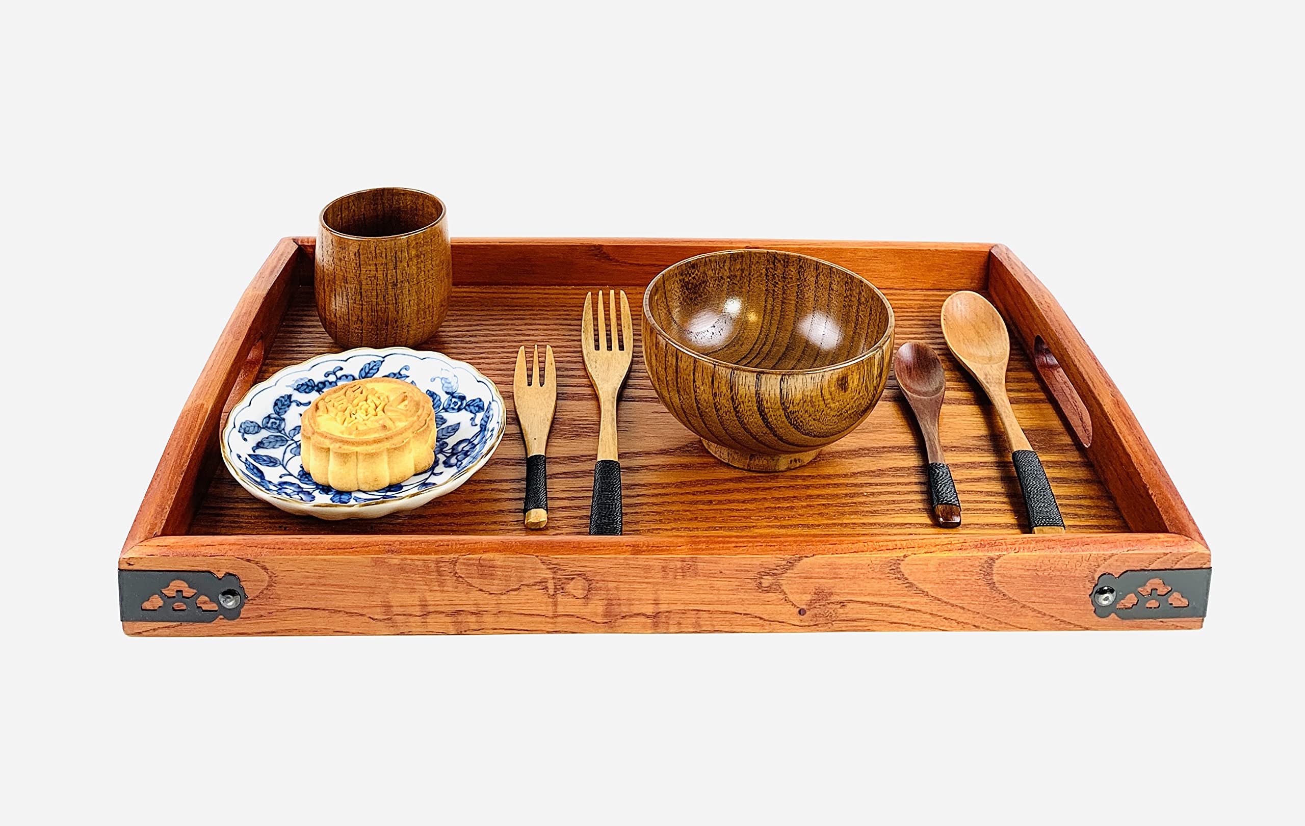 Japanbargain 2688, Kids Forks Small Wooden Forks Japanese Style Reusable Wooden Forks For Eating Dessert Salad Appetizer Snack F