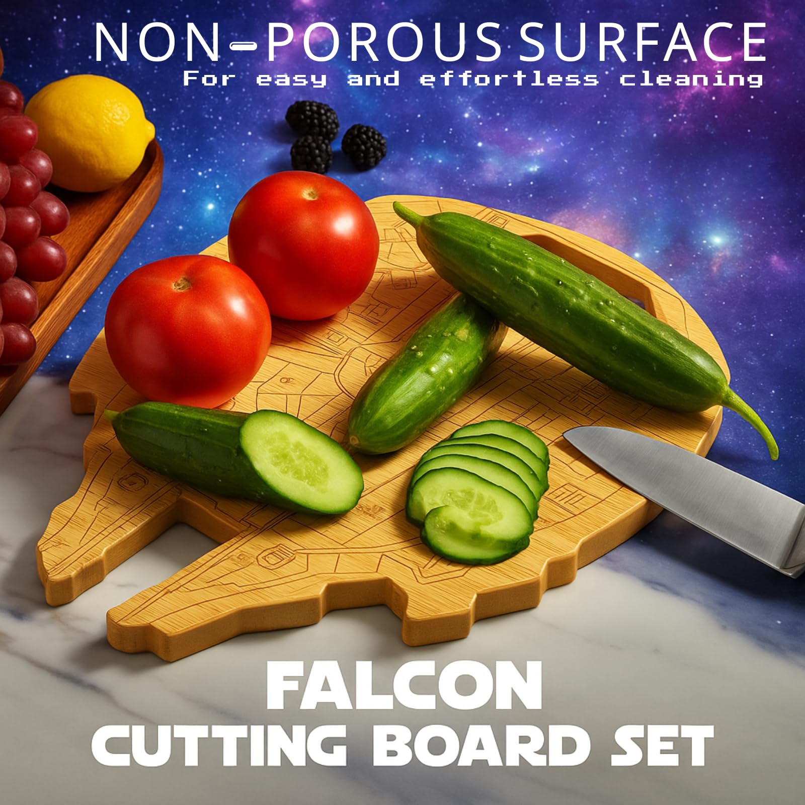 Falcon Cutting Board Set – Lightweight, Durable Kitchen Boards