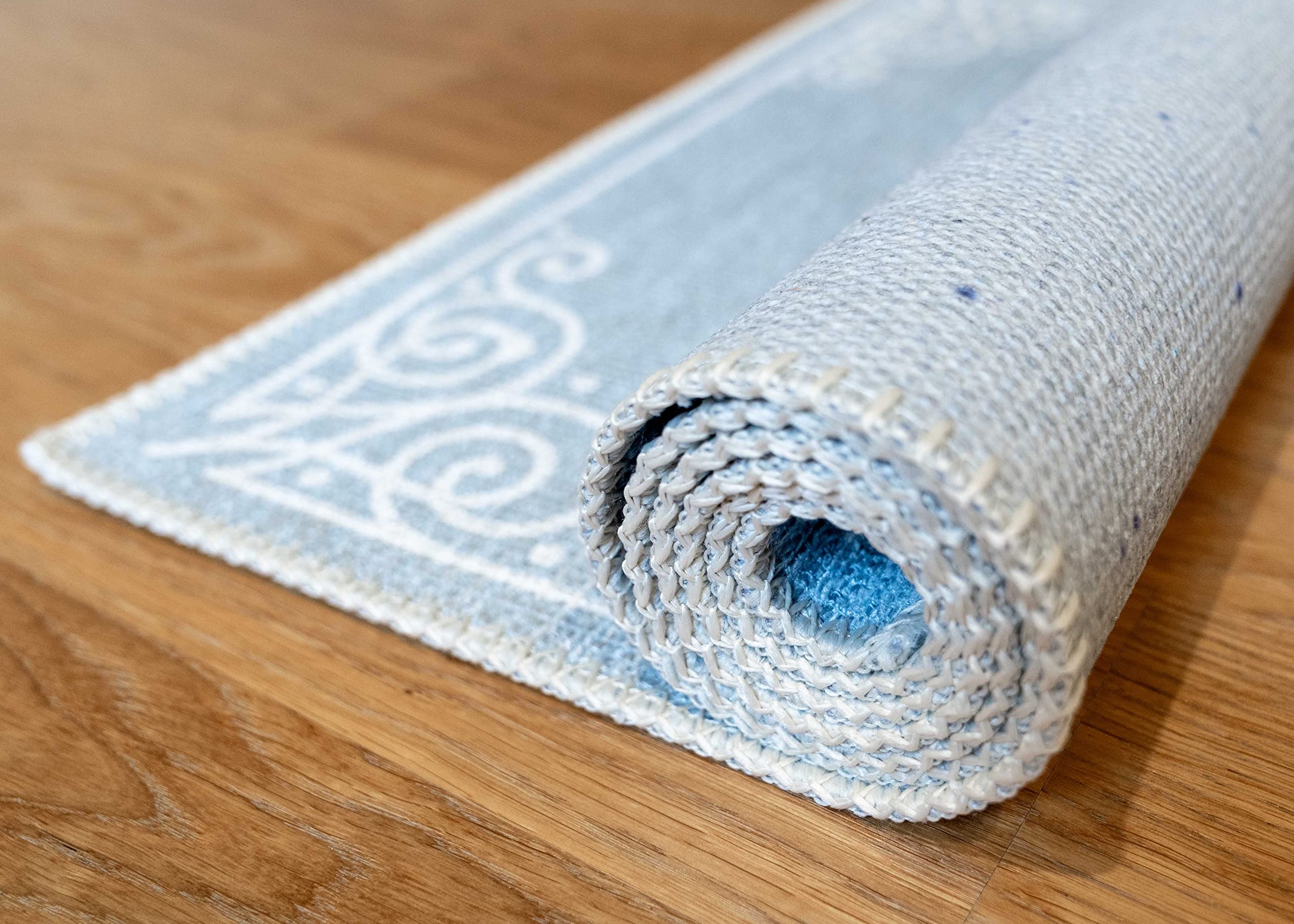 Soft Woven Rugs  24x56laundry Room Rug  85% Cotton  Funny Non Slip Laundry Mats  Machine Washable  Bathroom Runner Floor Mat for Washroom  Kitchen  Laundry Our Home-Laughter