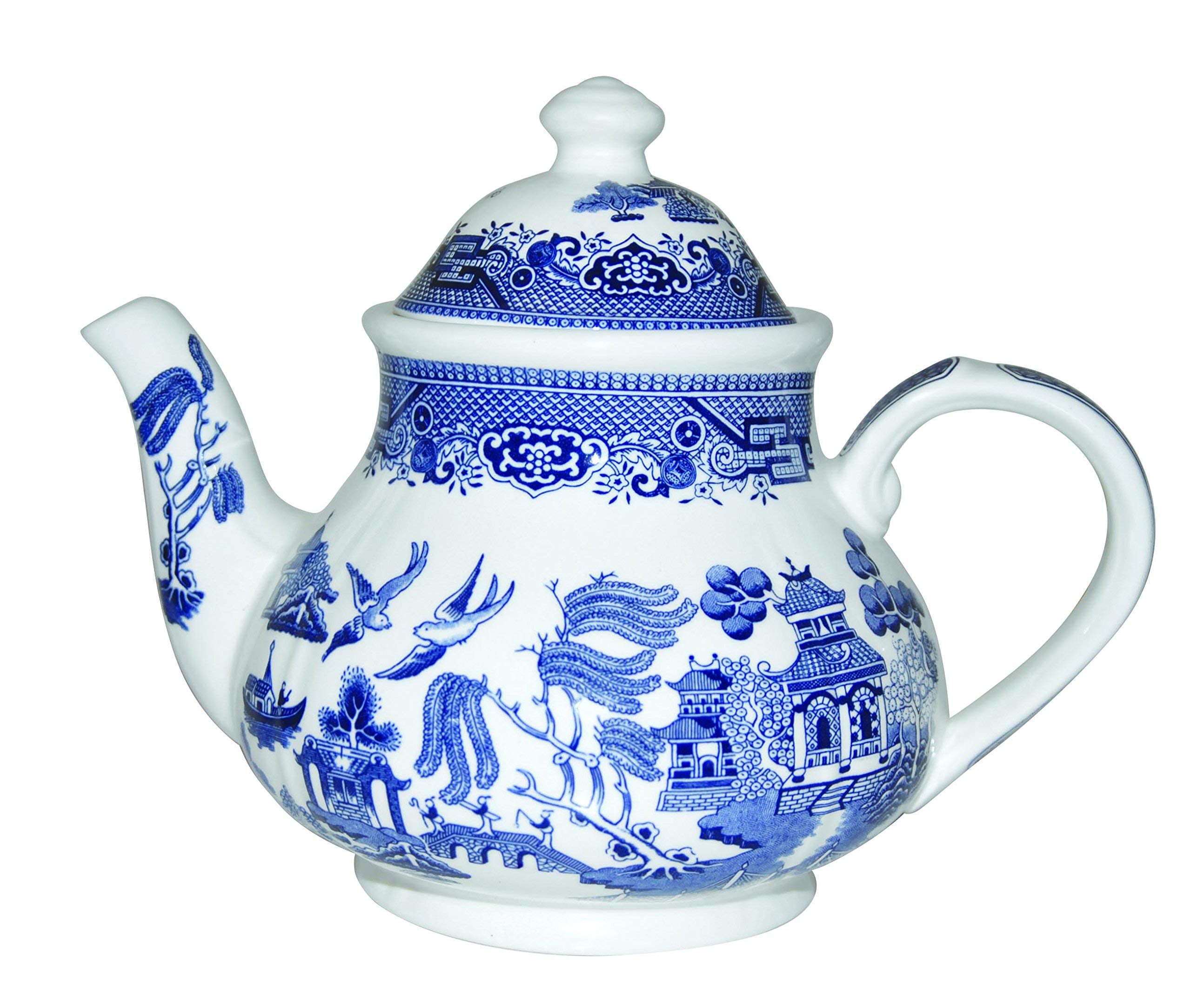 Churchill Blue Willow Teapot 40-Ounce