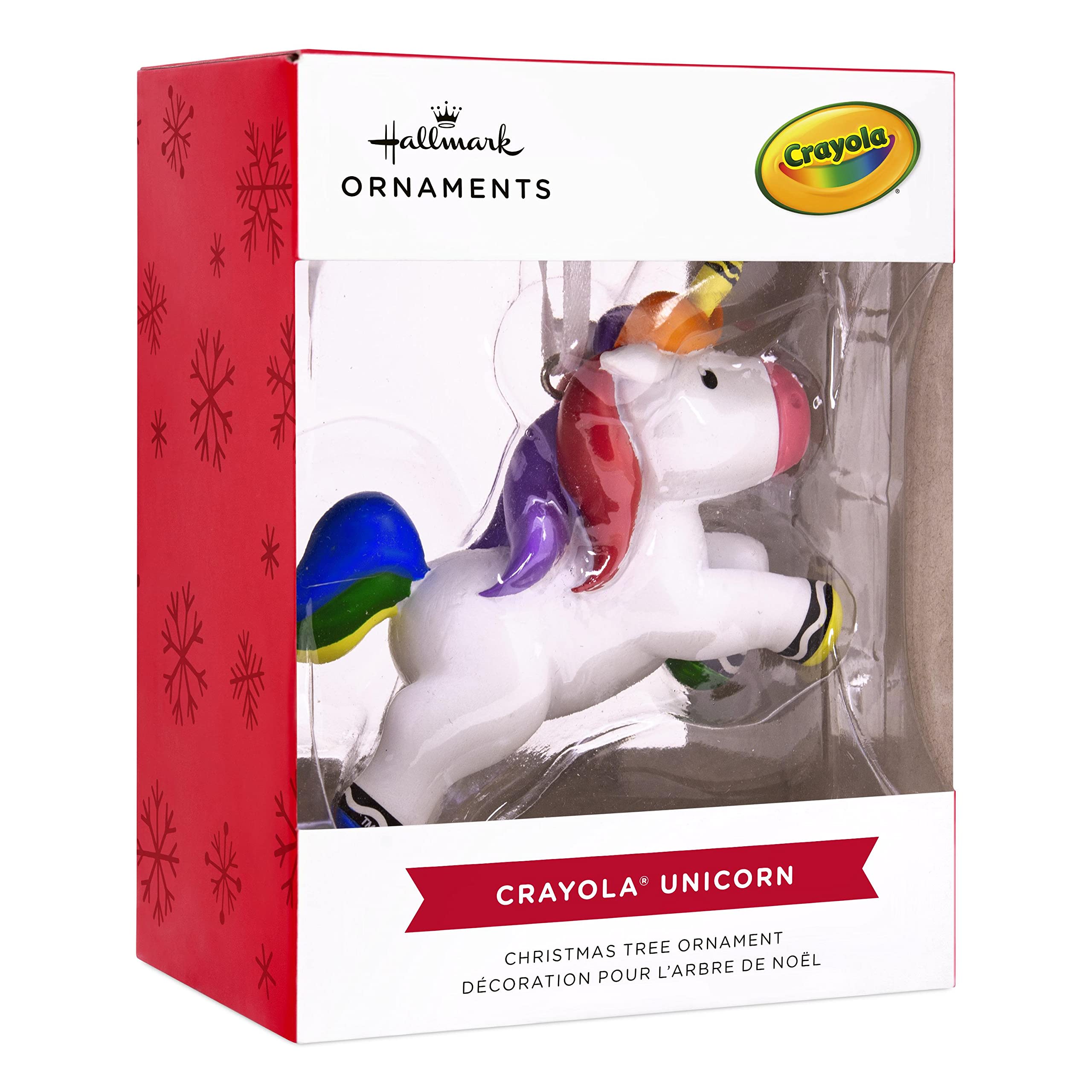 Hallmark Crayola Unicorn Resin Christmas Ornament