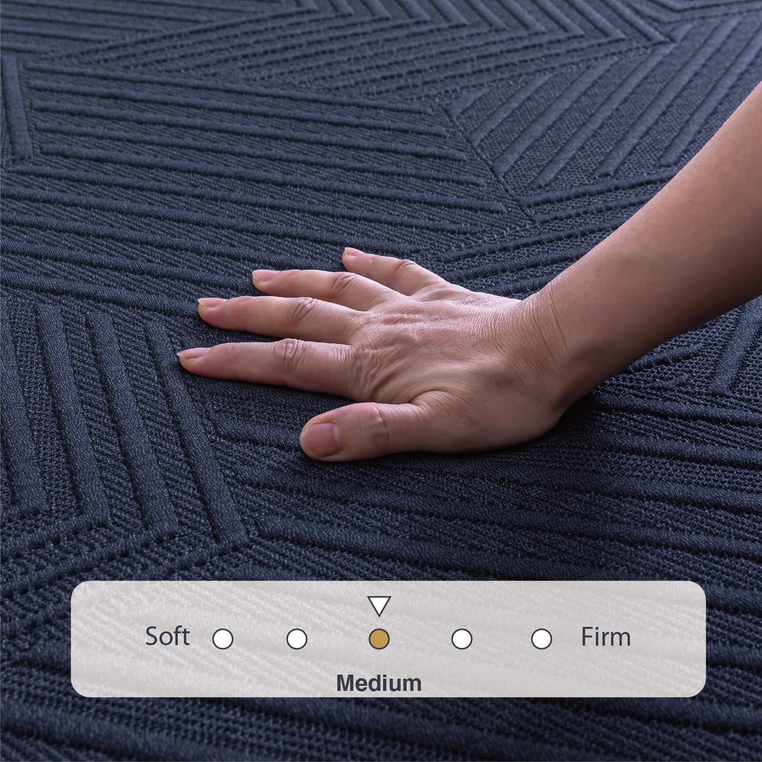 Dyonery Queen 12 Inch Memory Foam Mattress In A Box, Cooling Knit Fabric Cover, Made In Usa, Certipur-Us Certified, Ventilated C