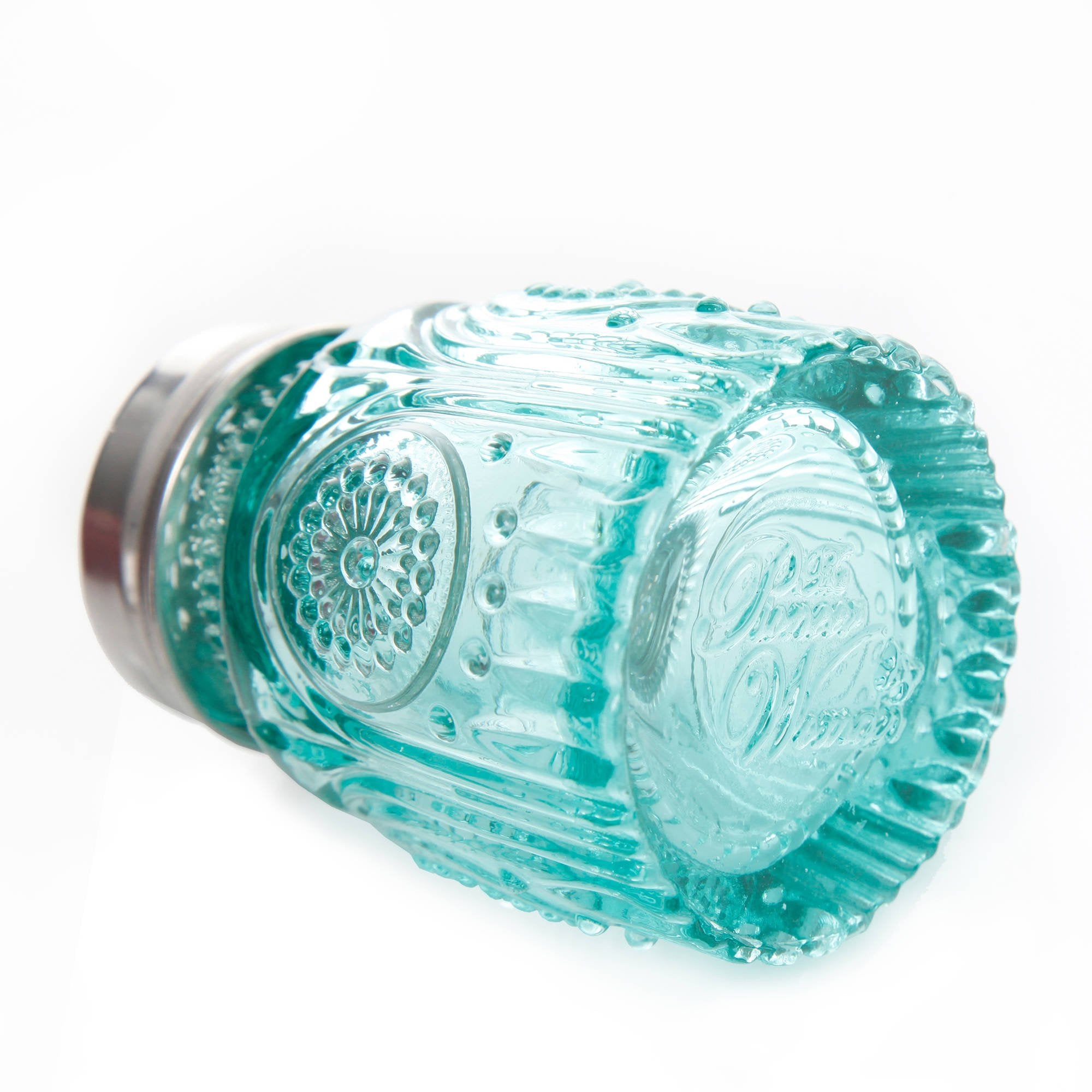 The Pioneer Woman Adeline Teal Glass Salt and Pepper Shaker Set, Teal, Green, Blue, COMINHKPR132825