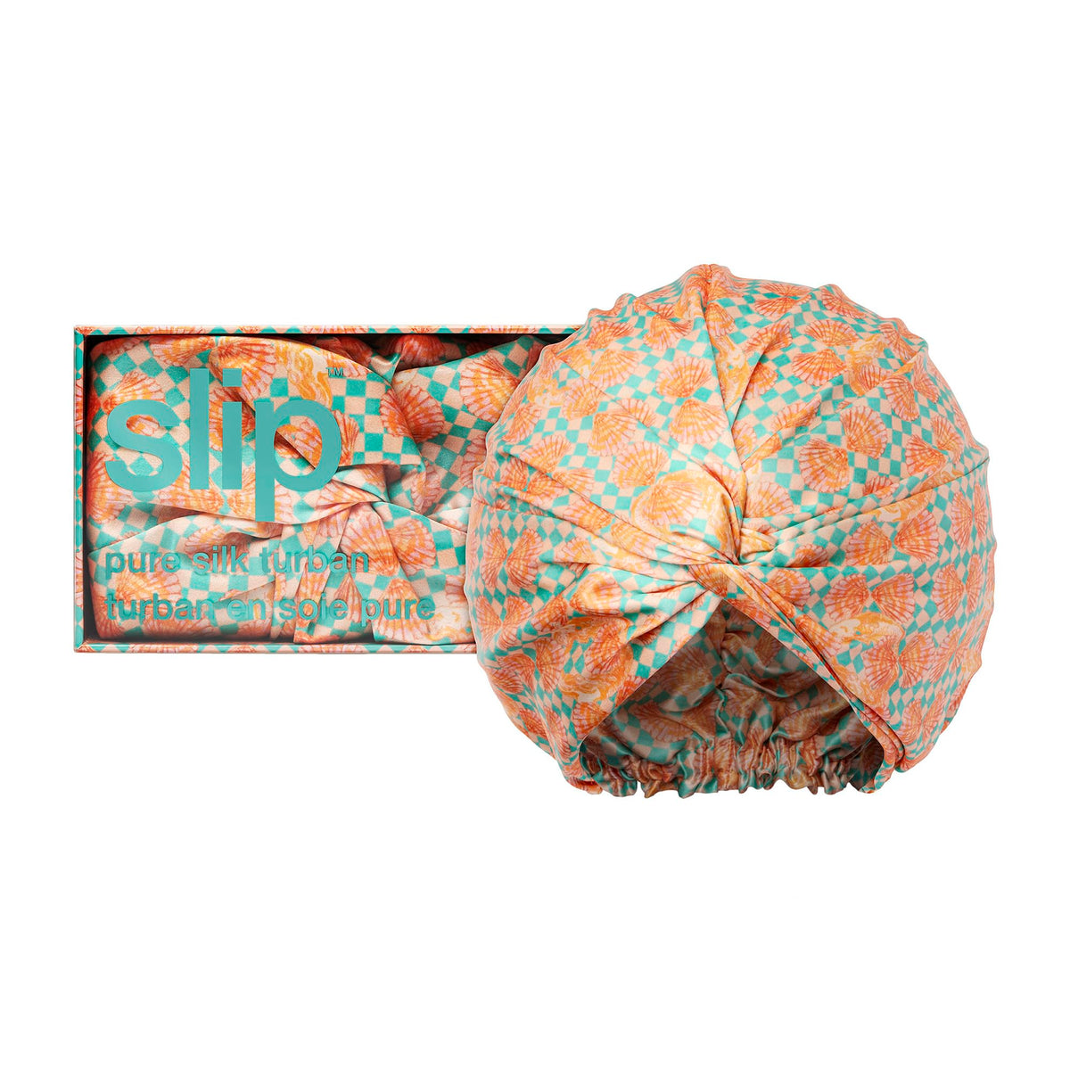 slip Pure Silk Turban - Meribella | 100% Mulberry Silk, Ultra Soft & Gentle on Hair, Prevents Breakage & Frizz | Stylish Hair Ac