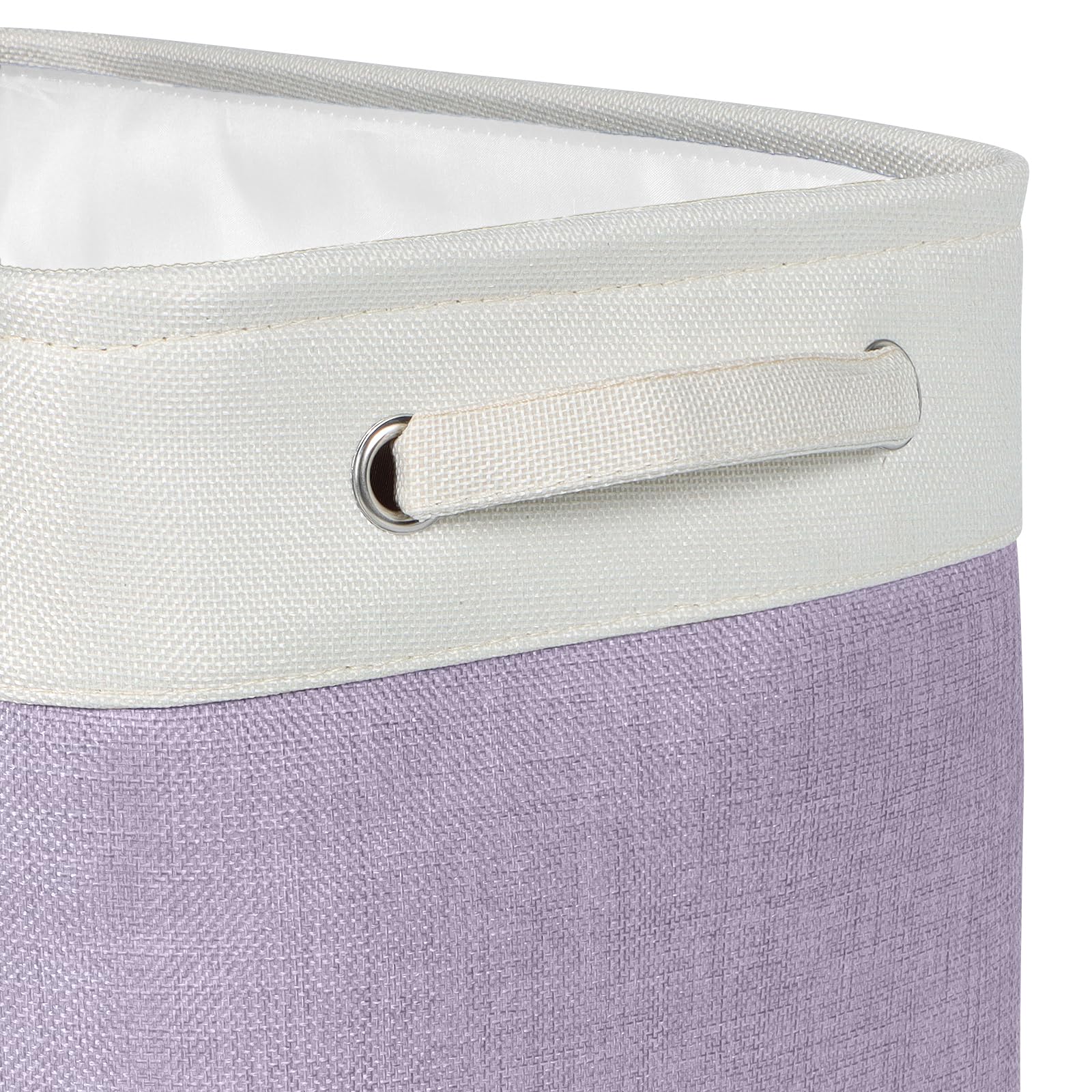 Kntiwiwo Foldable Storage Bins 15'' X 10'' X 9.5'' Fabric Storage Basket Cube With Handles Large Linen Closet Organizer Bins For