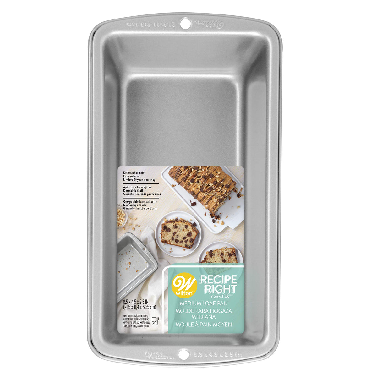 Wilton Recipe Right Medium Bread Loaf Baking Pan - 8 1/2'' X 4 1/2''