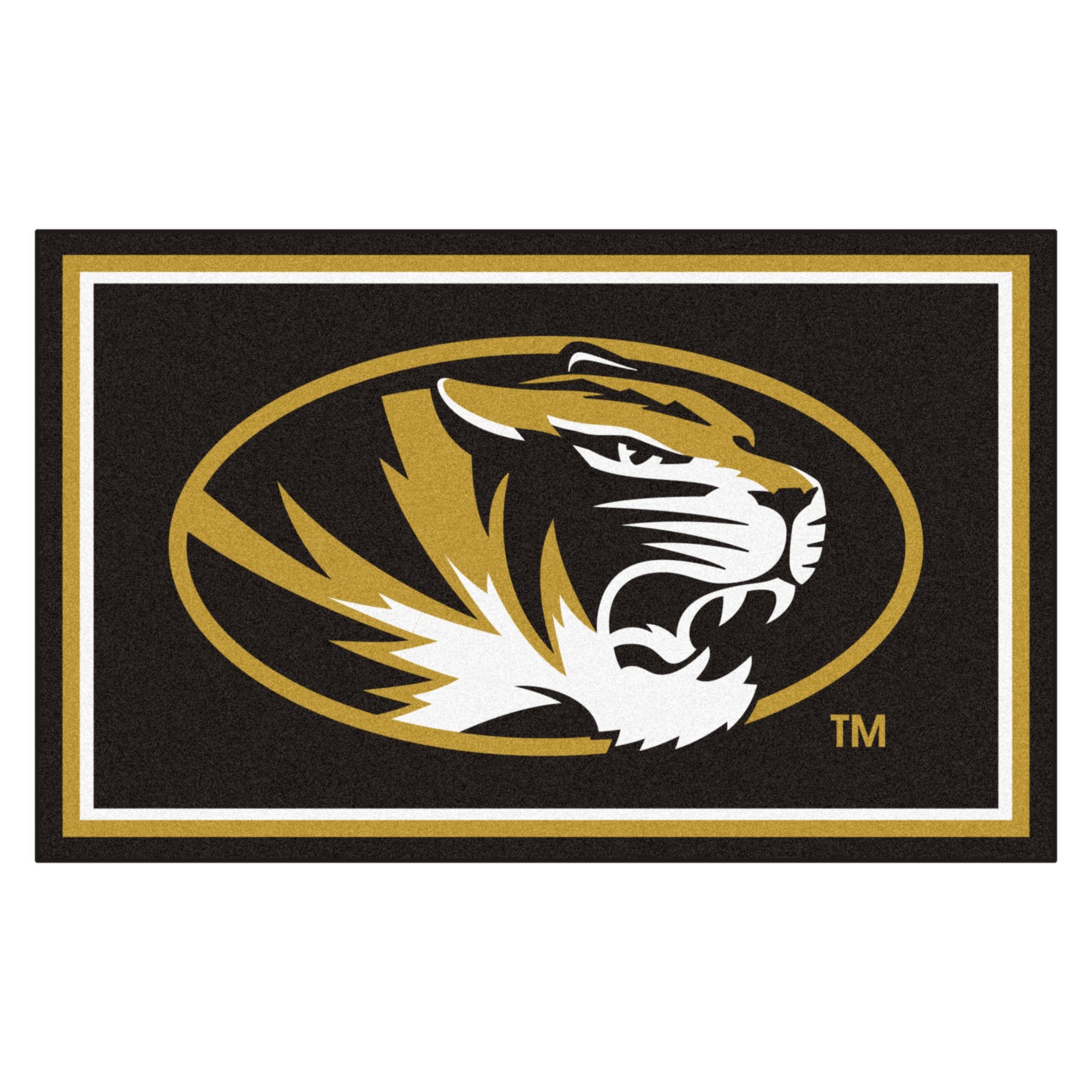 University of Missouri 4ft. x 6ft. Plush Area Rug
